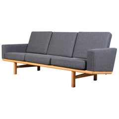 Vintage Hans J. Wegner Three-Seat Sofa