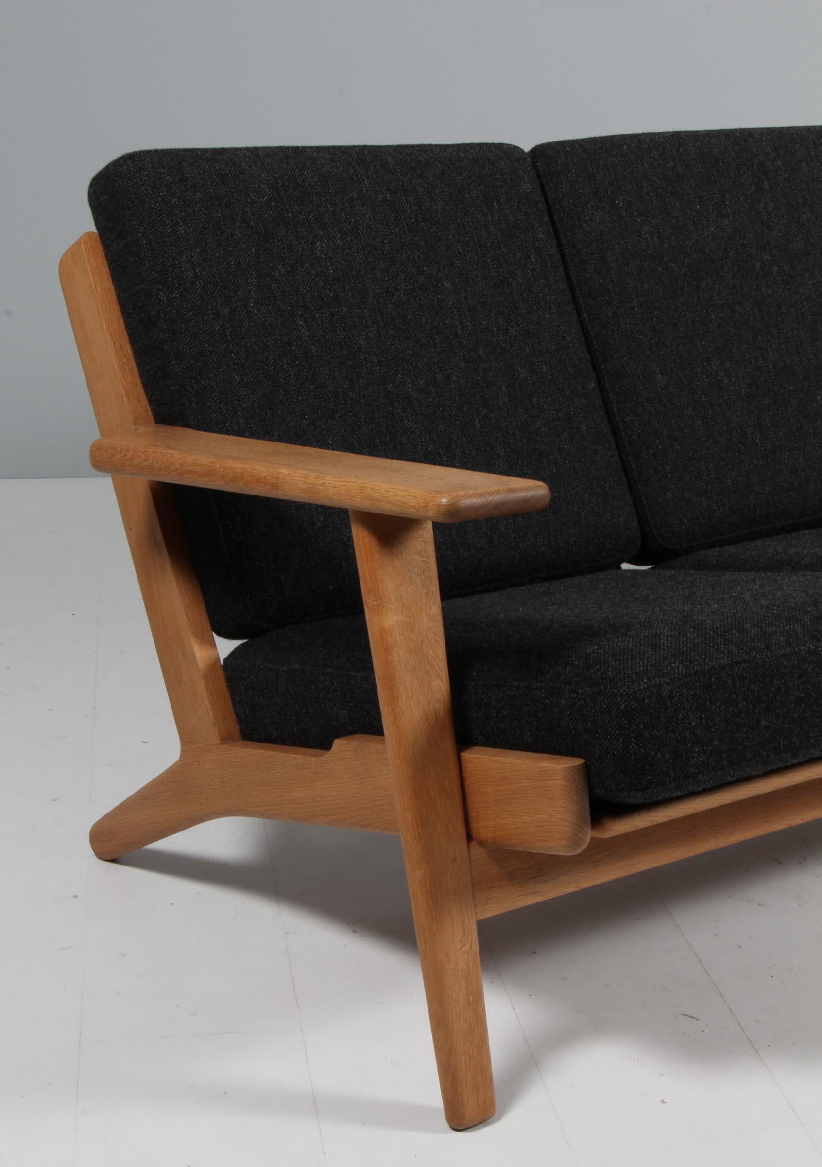 Mid-Century Modern Hans J. Wegner, Three-Seat Sofa, Model 290, Oak For Sale