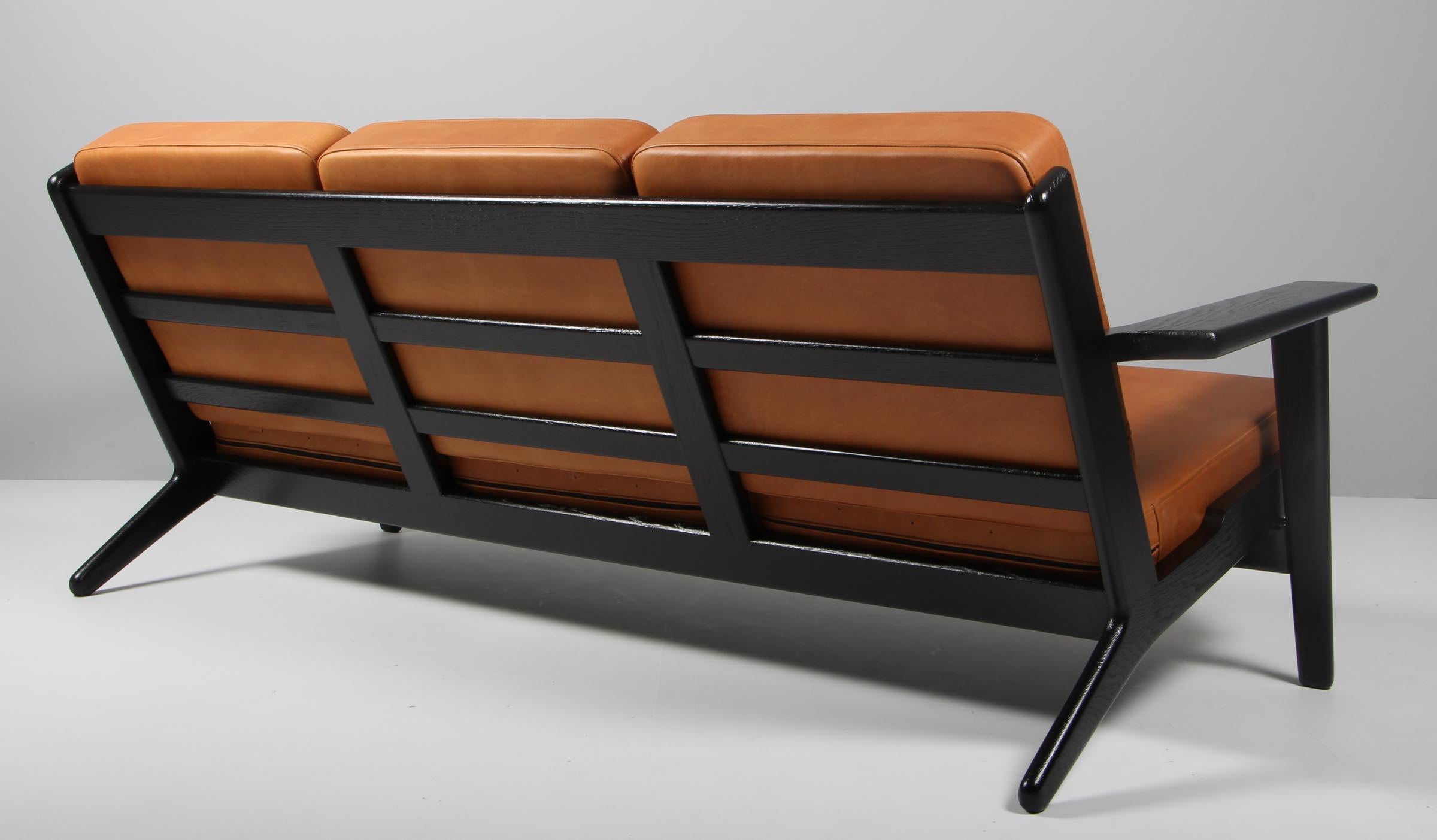 Mid-Century Modern Hans J. Wegner, Three-Seat Sofa, Model 290, Oak For Sale