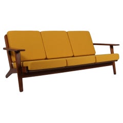 Hans J. Wegner, Three-Seat Sofa, Model 290, smoked Oak
