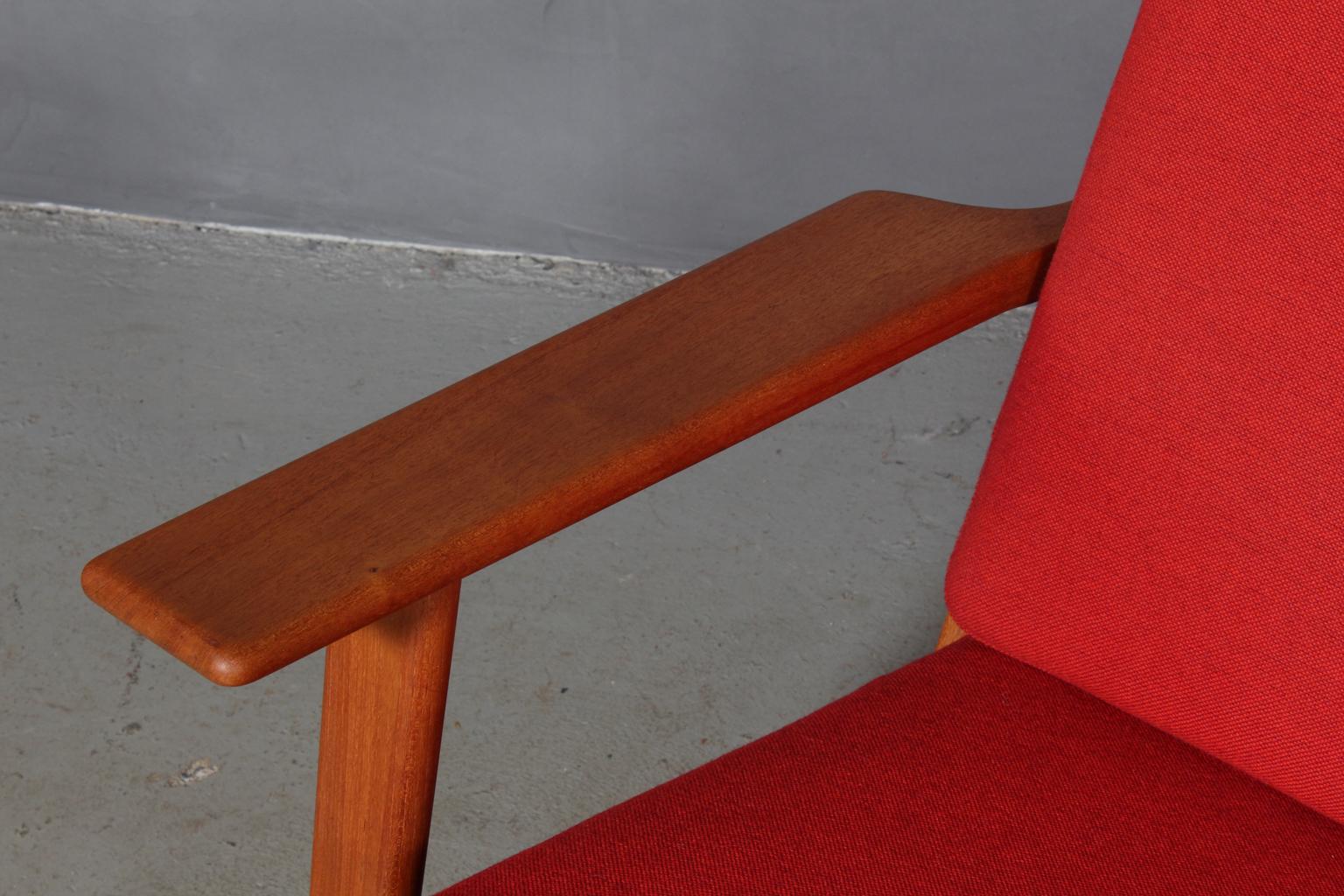 Hans J. Wegner, Three-Seat Sofa, Model 290, Teak In Good Condition In Esbjerg, DK