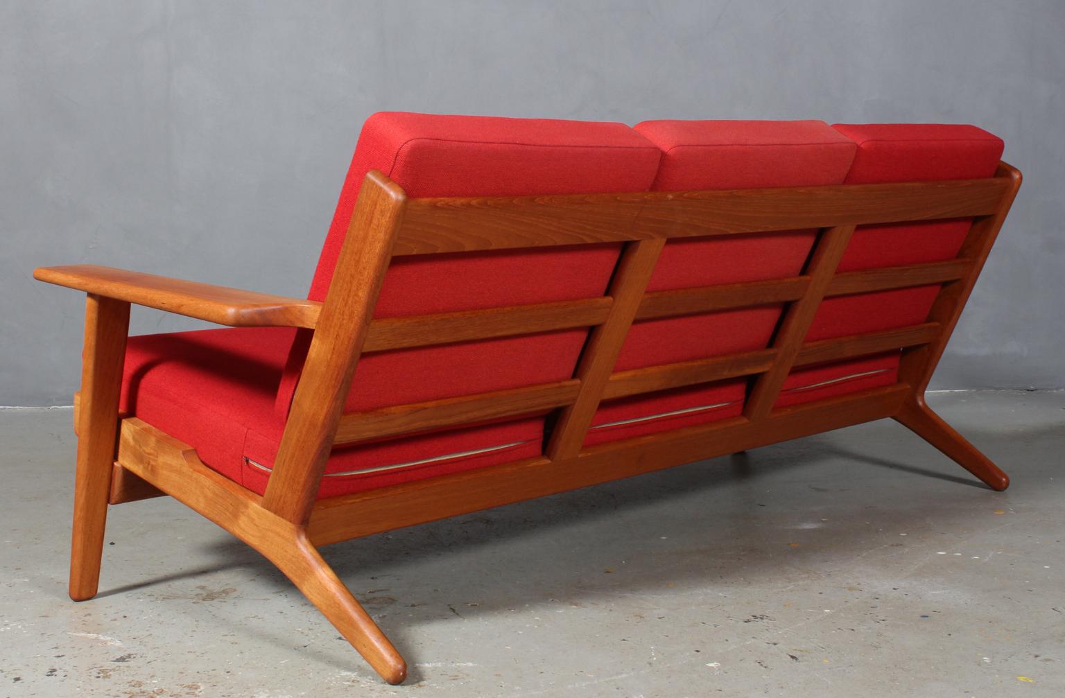 Hans J. Wegner, Three-Seat Sofa, Model 290, Teak 2