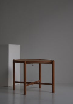 Hans J. Wegner Tray Folding Table in Solid Oak by Andreas Tuck, Denmark, 1950s
