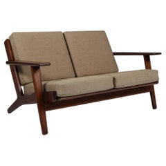 Hans J. Wegner, Two-Seat Sofa, Model 290, Smoked Oak