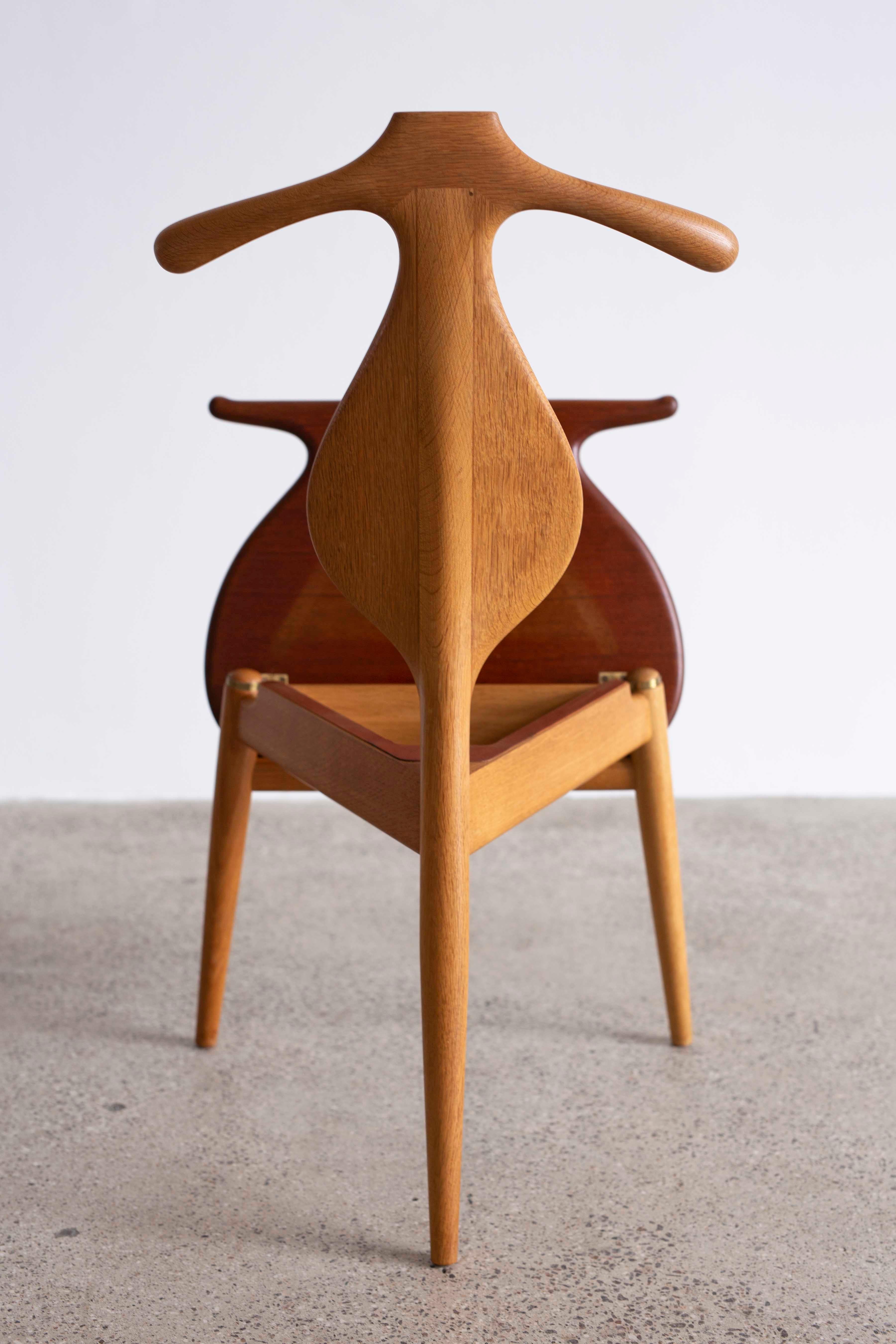 Milieu du XXe siècle Chaise Valet de Hans J. Wegner pour Johannes Hansen, 1953