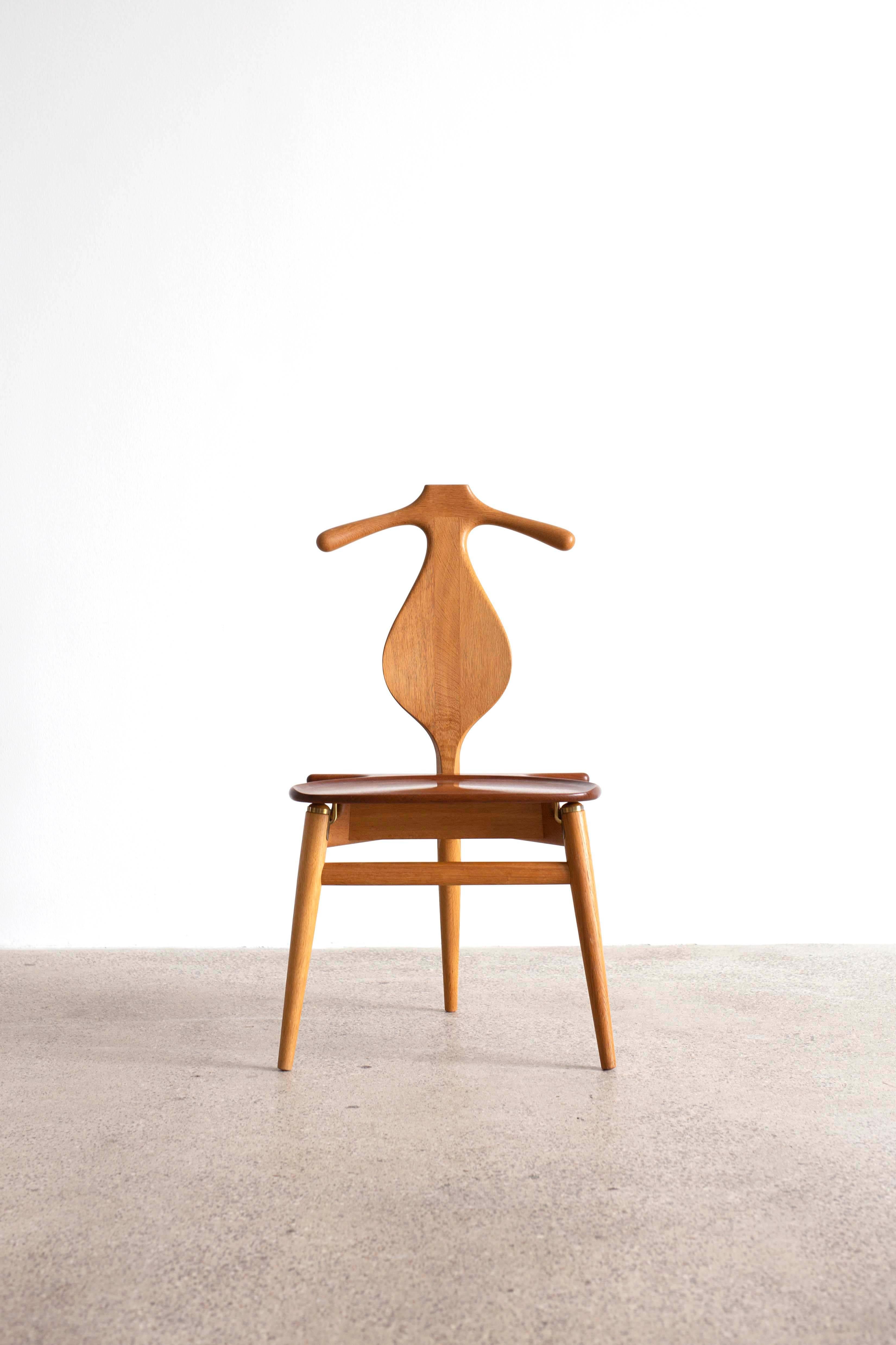 Oak Hans J. Wegner 'Valet Chair' for Johannes Hansen, 1953