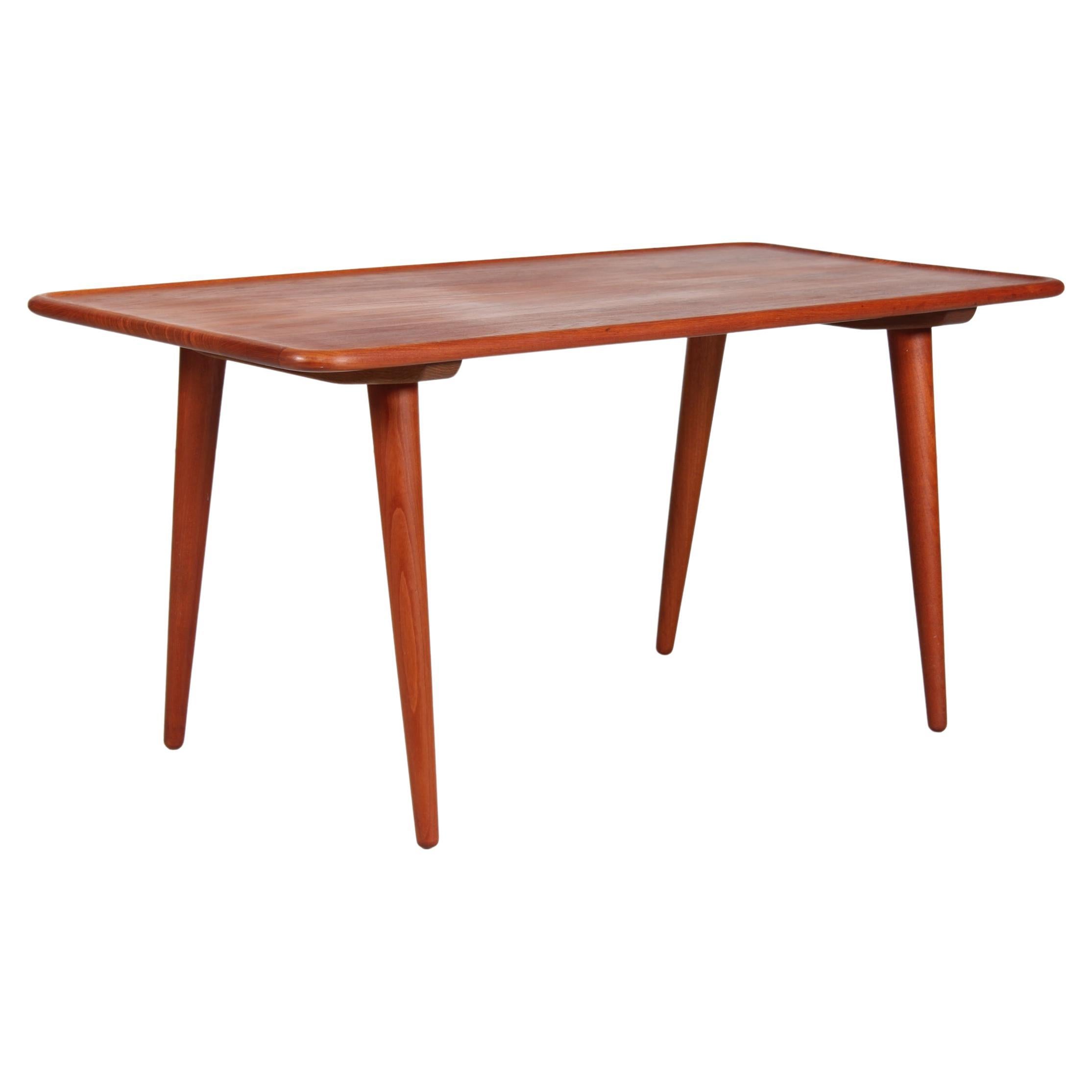 Hans J. Wegner Vintage Coffee Table AT 11 by Danish Andreas Tuck, 1950s For Sale