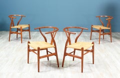 Hans J. Wegner “Wishbone” CH-24 Dining Chairs for Carl Hansen & Søn