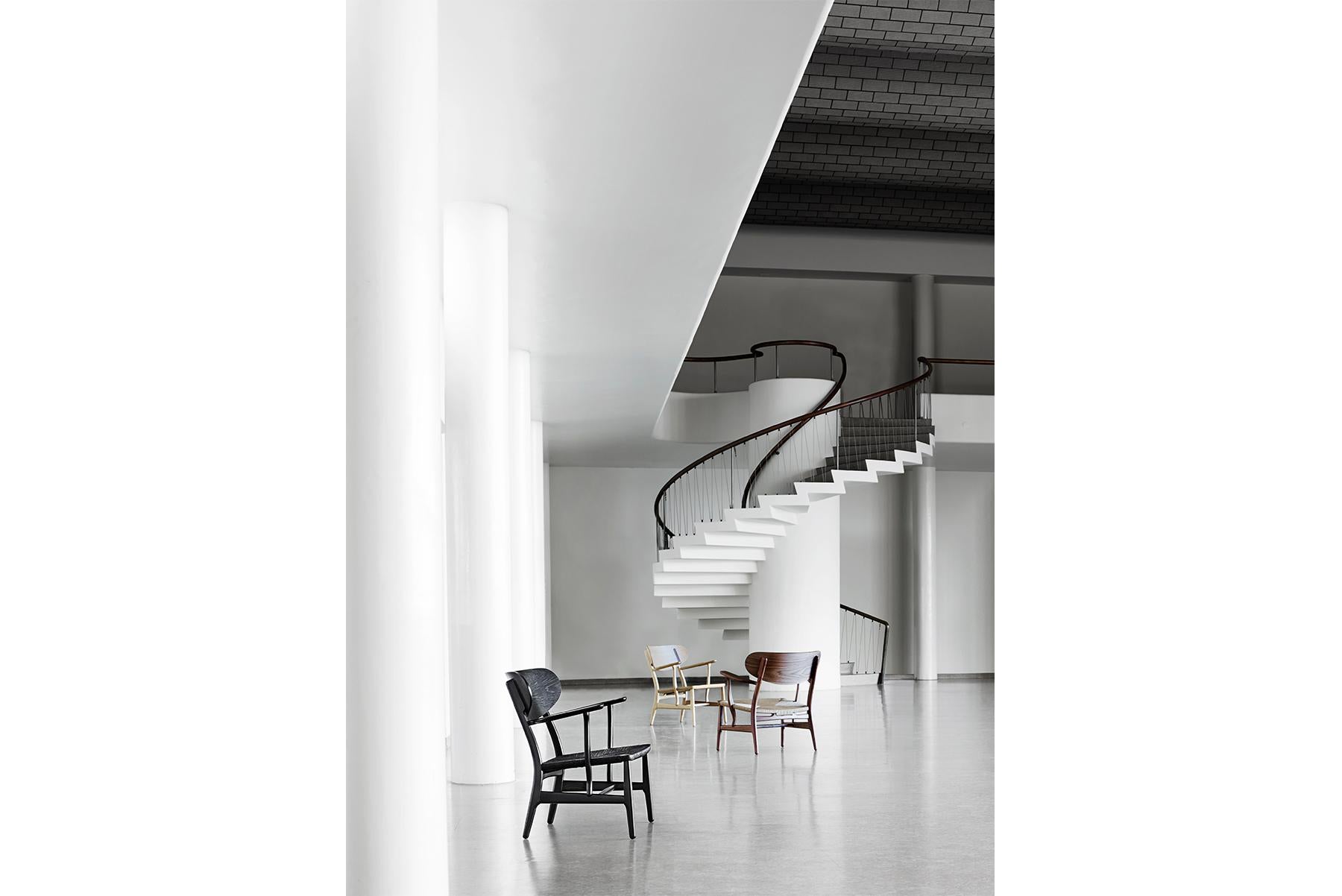 Contemporary Hans J. Wegner’s Ch22 Lounge Chair