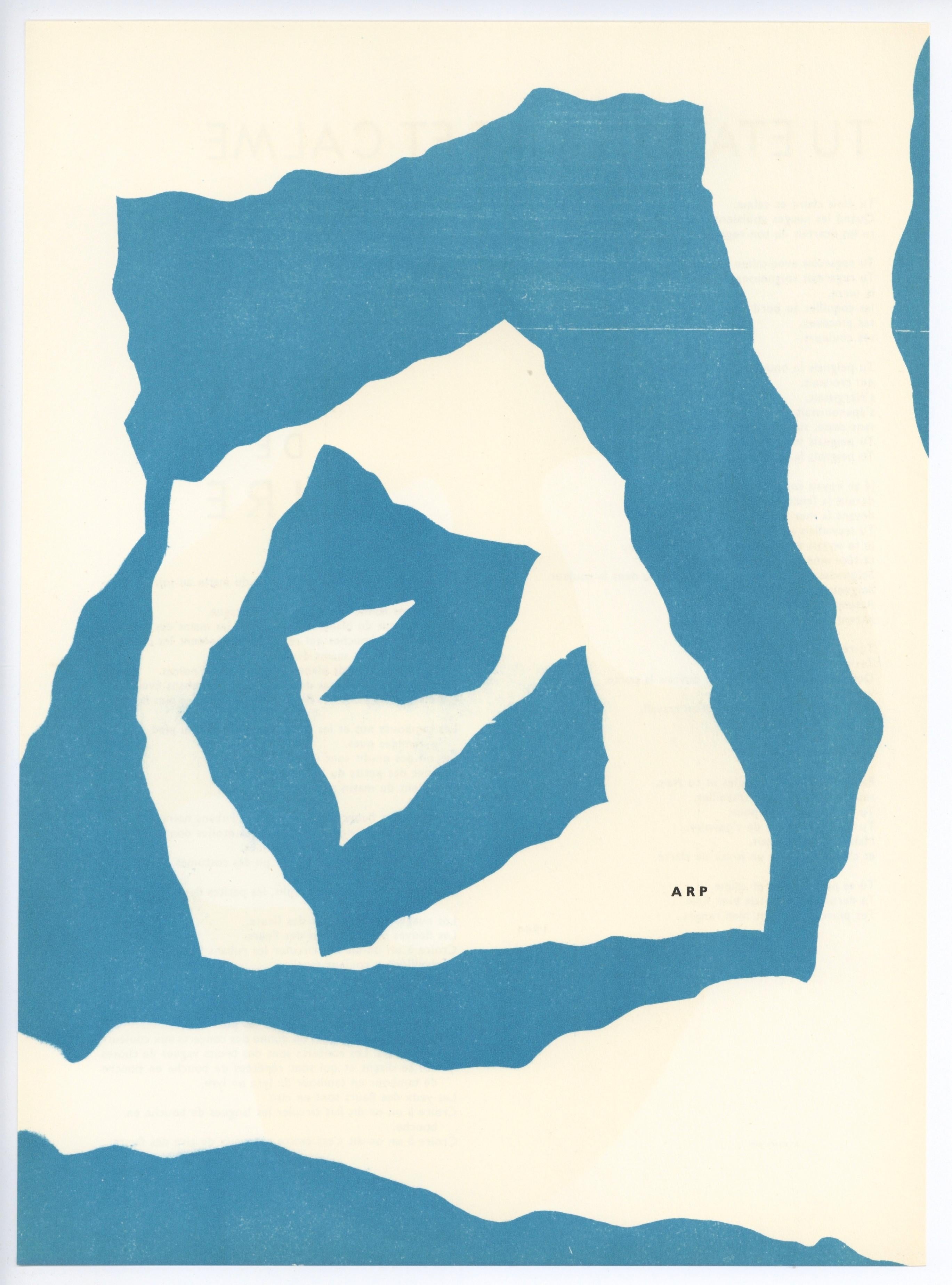 Xilografía sobre papel vélin. Tamaño del papel: 15 x 11 pulgadas. Inscripción: Firmada en la plancha y sin numerar, tal como se emitió. Referencias del catálogo razonado: Arntz, Wilhelm F., y Jean Arp. Hans (Jean) Arp : Das Graphische Werk