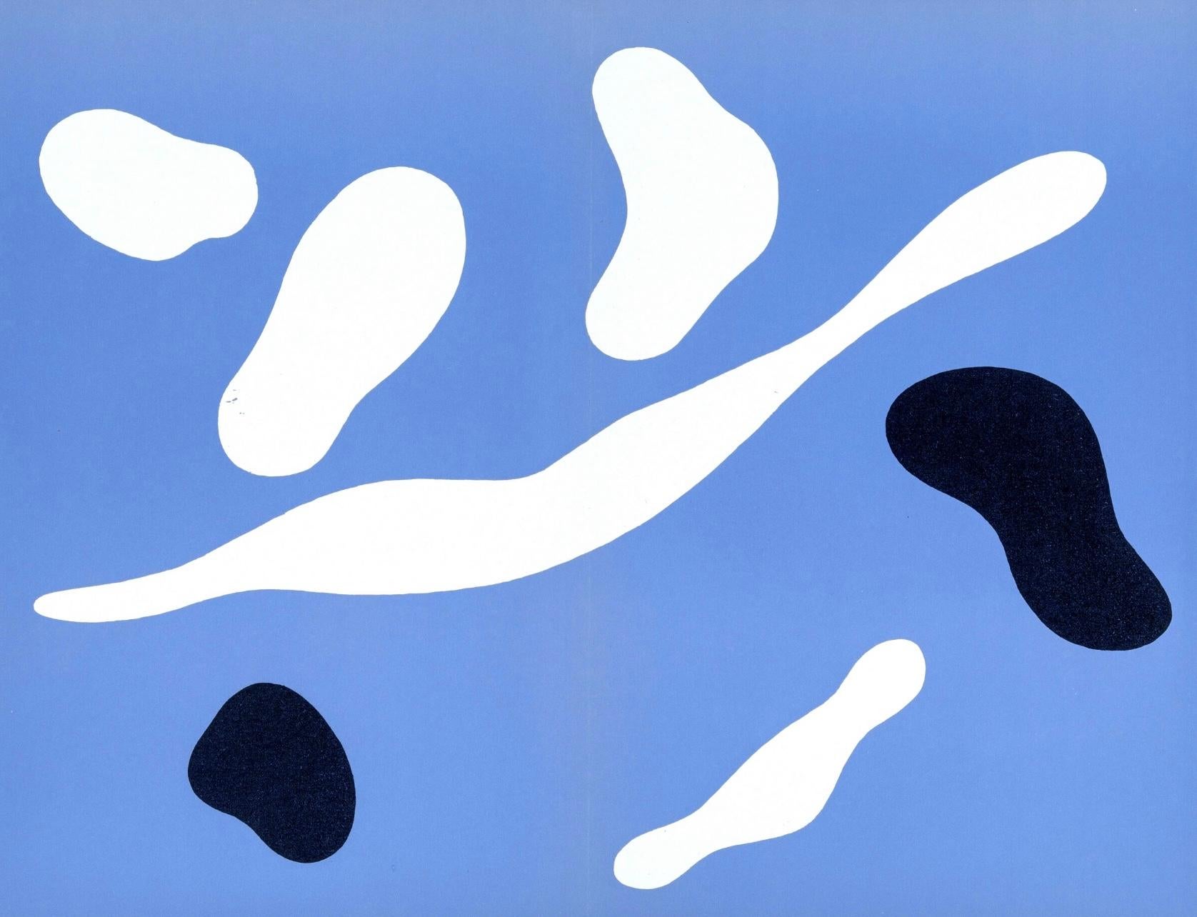 Hans Jean Arp Abstract Print – Komposition (Arntz 314), Derrière le miroir
