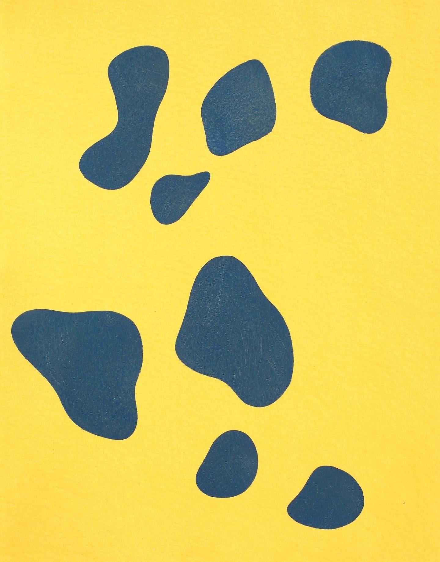 Hans Jean Arp Abstract Print – Zusammensetzung, Société internationale d'art XXe siècle