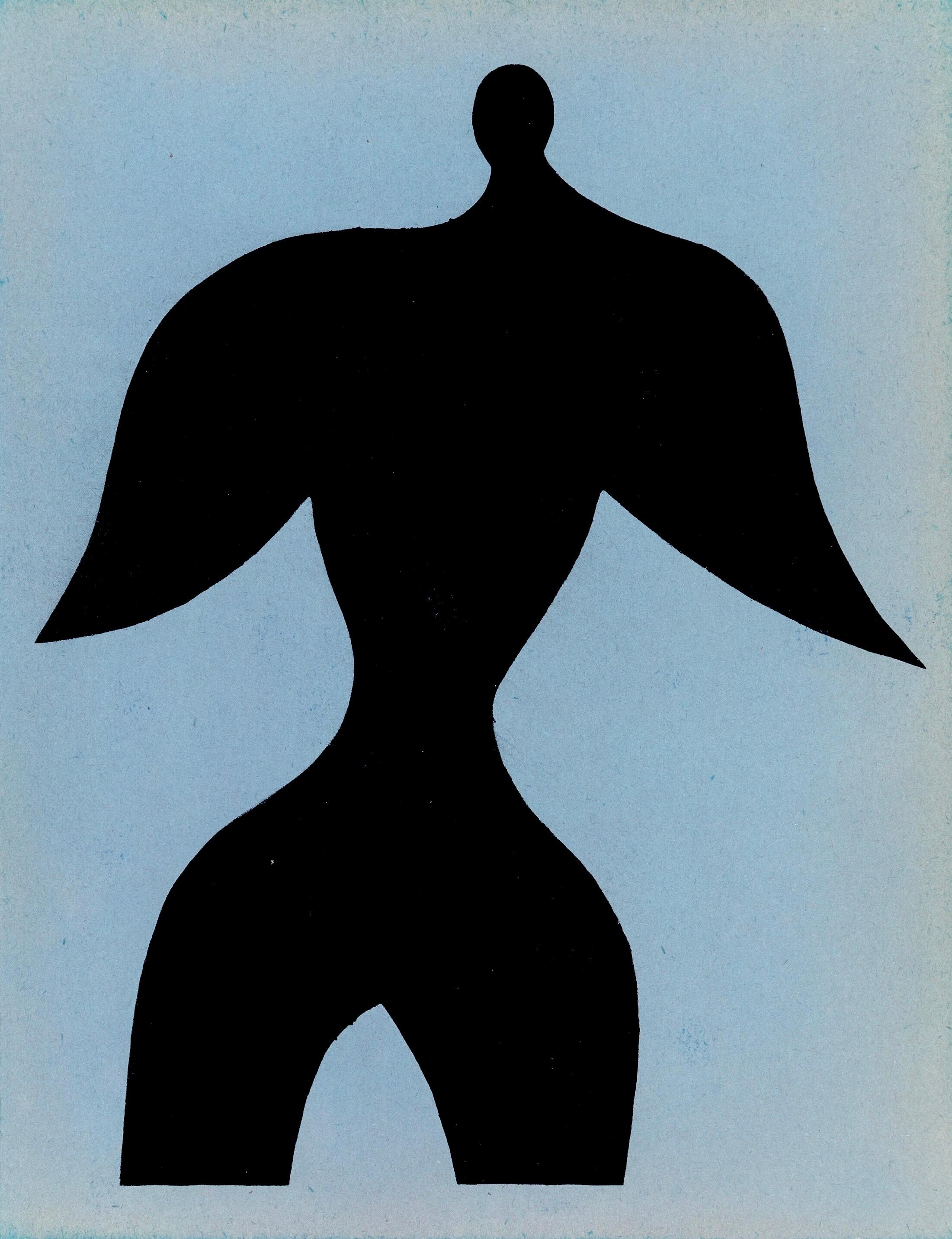 Hans Jean Arp Abstract Print - Homme, Société internationale d'art XXe siècle