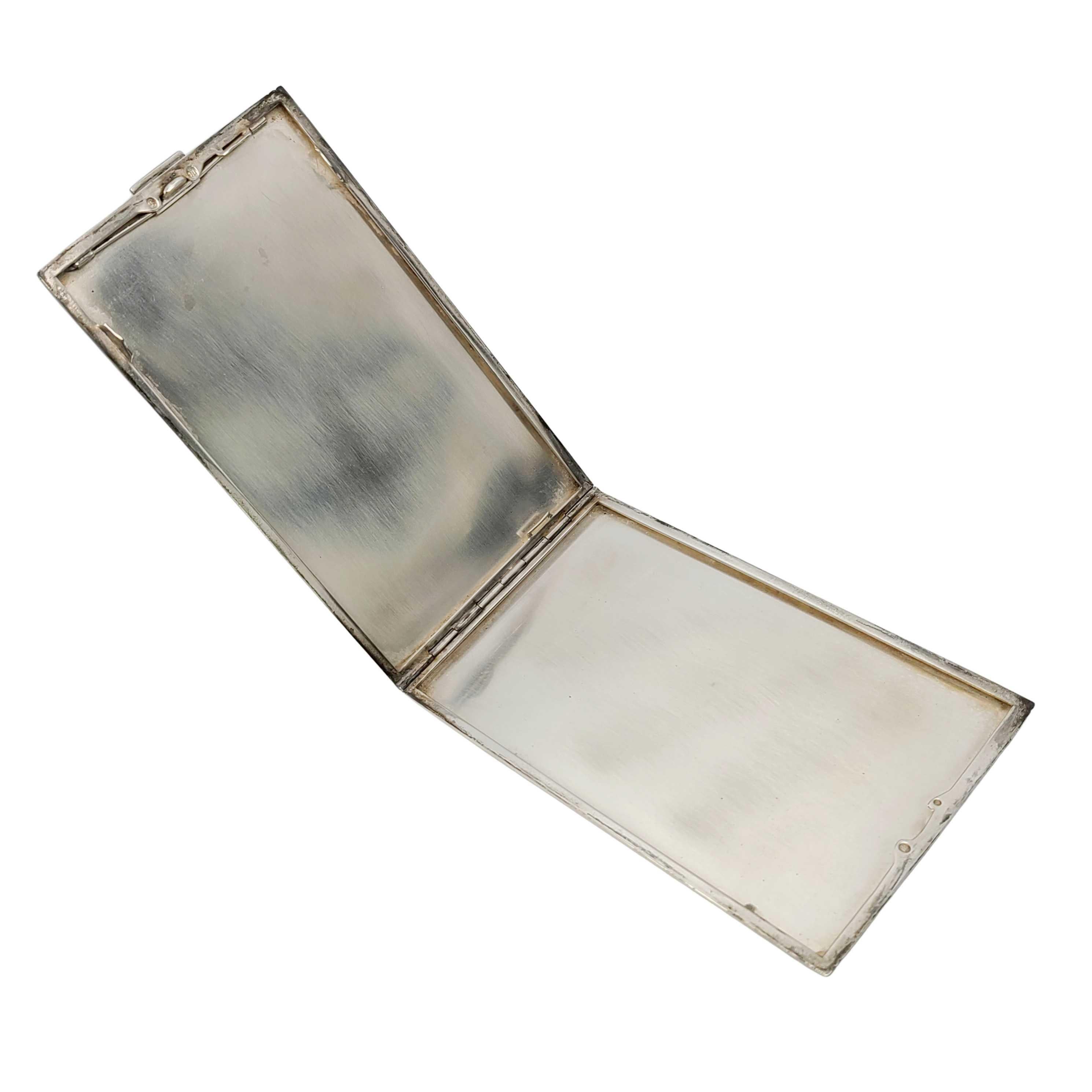 20th Century Hans Jensen Denmark Silver Cigarette Case