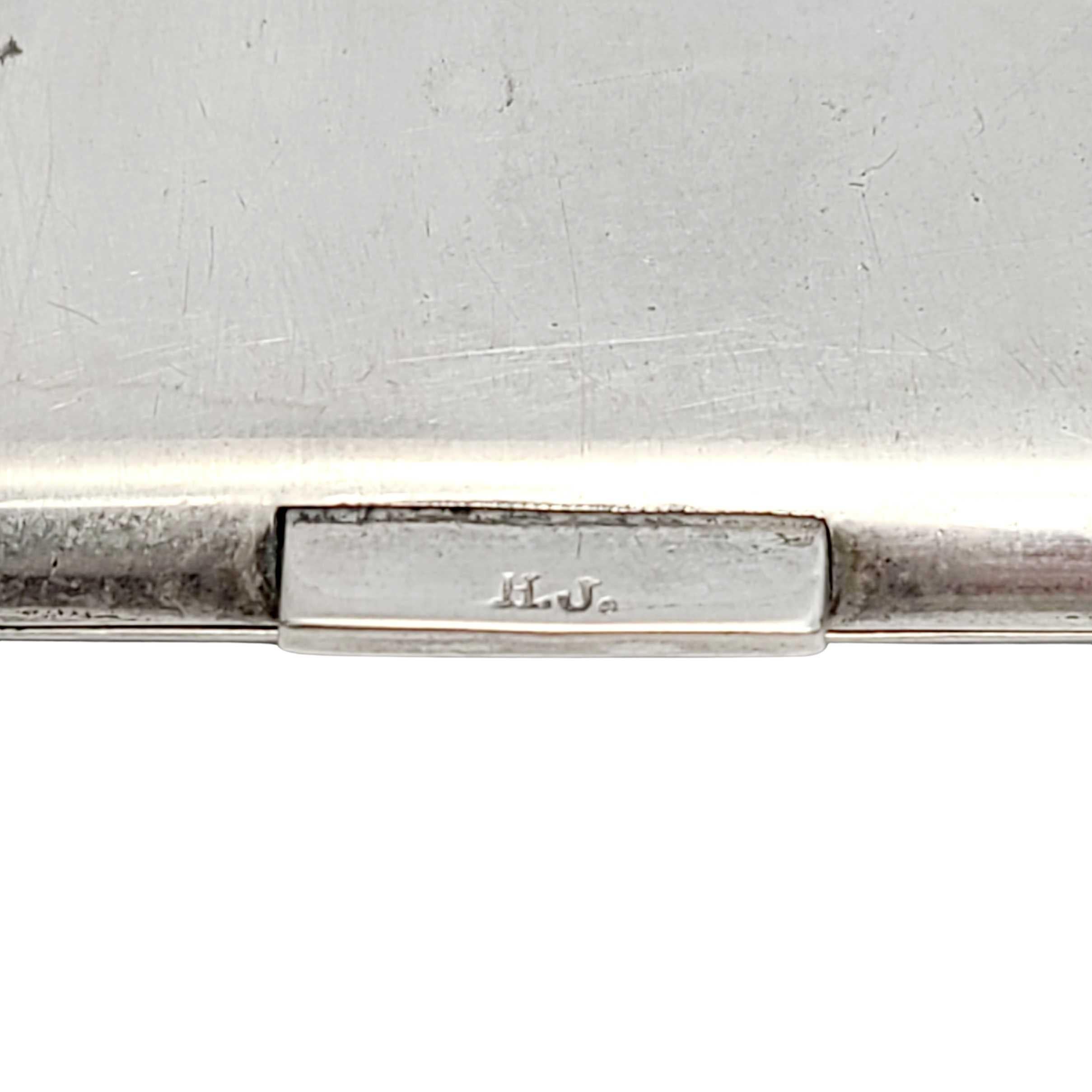 Hans Jensen Denmark Silver Cigarette Case 2