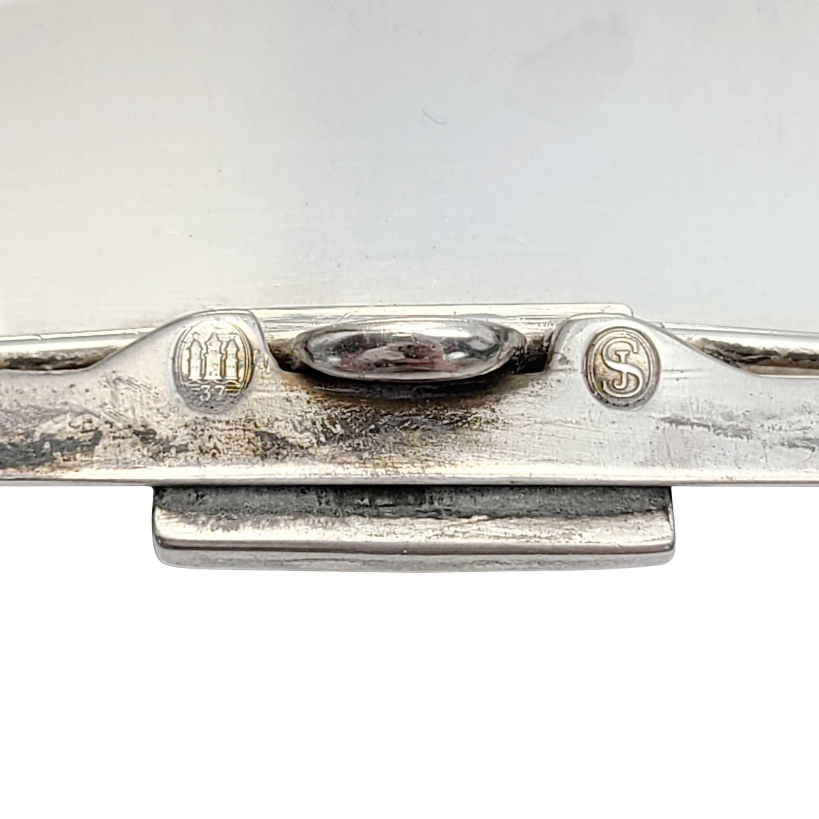 Hans Jensen Denmark Silver Cigarette Case 2