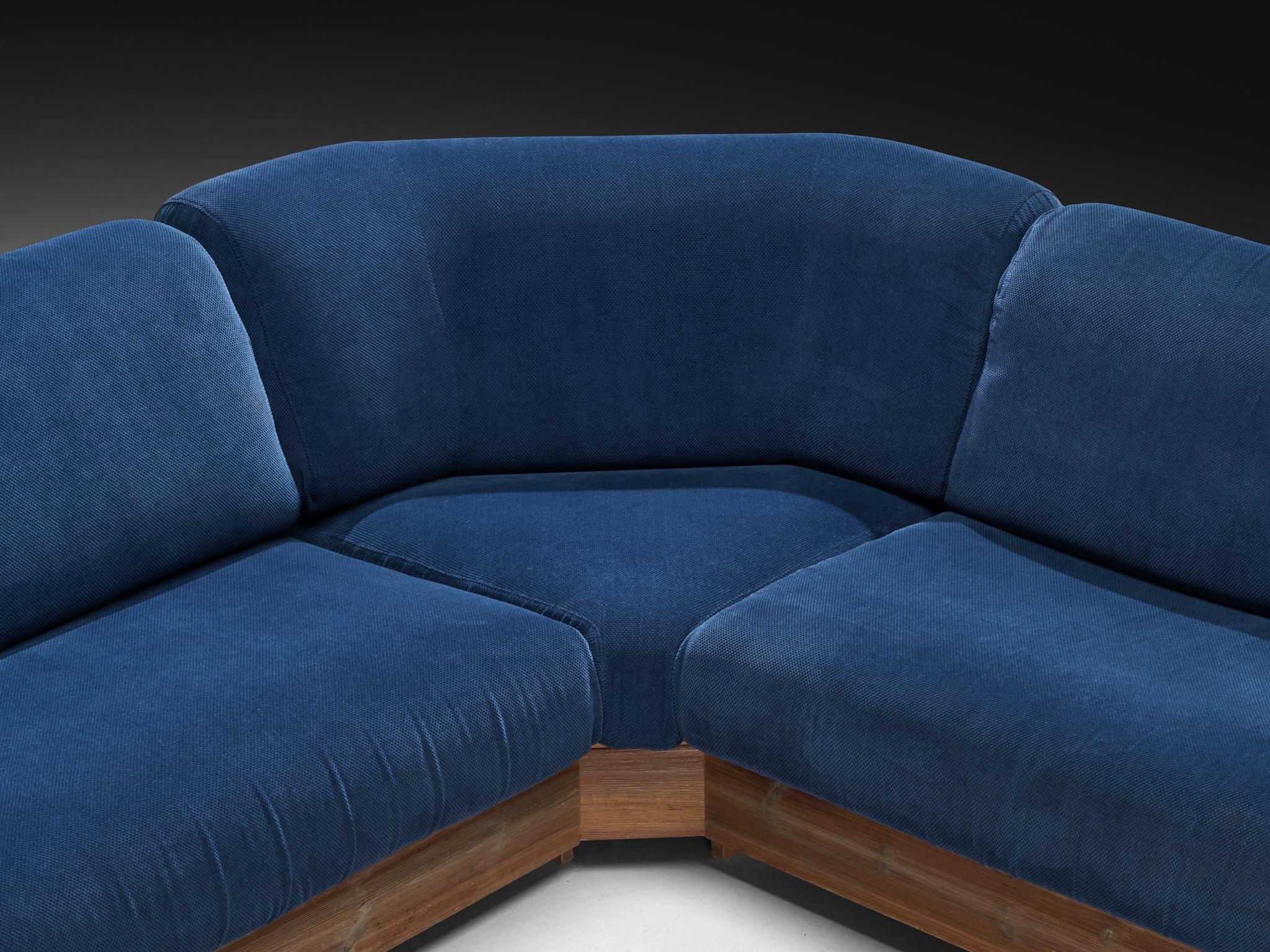 Hans Jørgen Frydendal for Modul Bygge System Corner Sofa in Solid Pine For Sale 3
