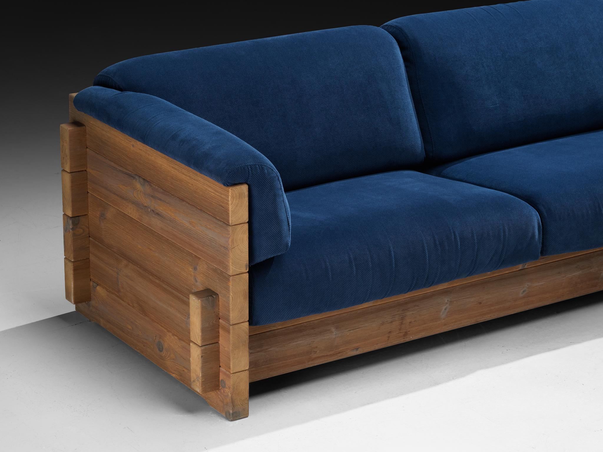 Hans Jørgen Frydendal for Modul Bygge System Corner Sofa in Solid Pine For Sale 1