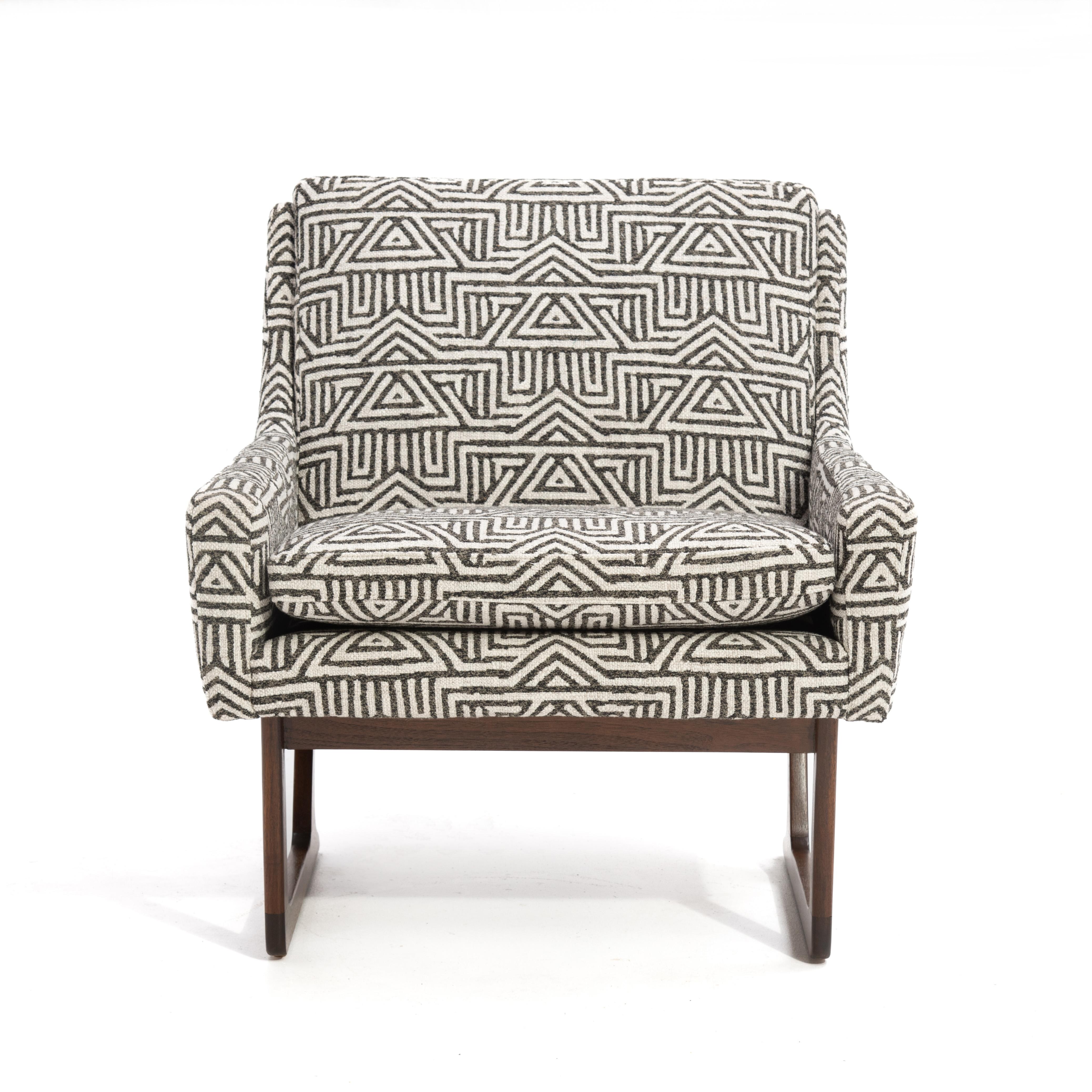 Mid-Century Modern Hans Juergens Deco House Sled Lounge Chair For Sale