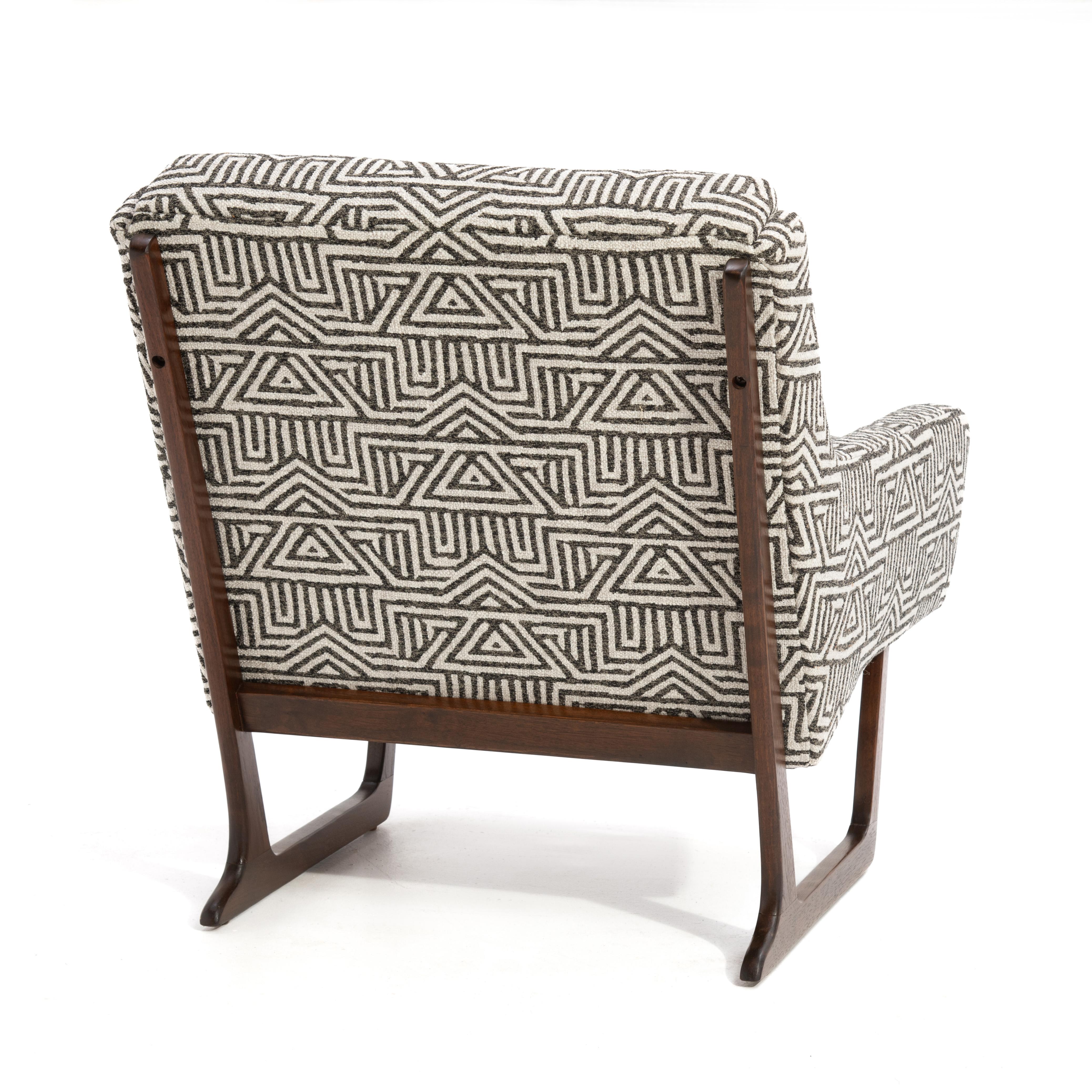 Mid-20th Century Hans Juergens Deco House Sled Lounge Chair For Sale