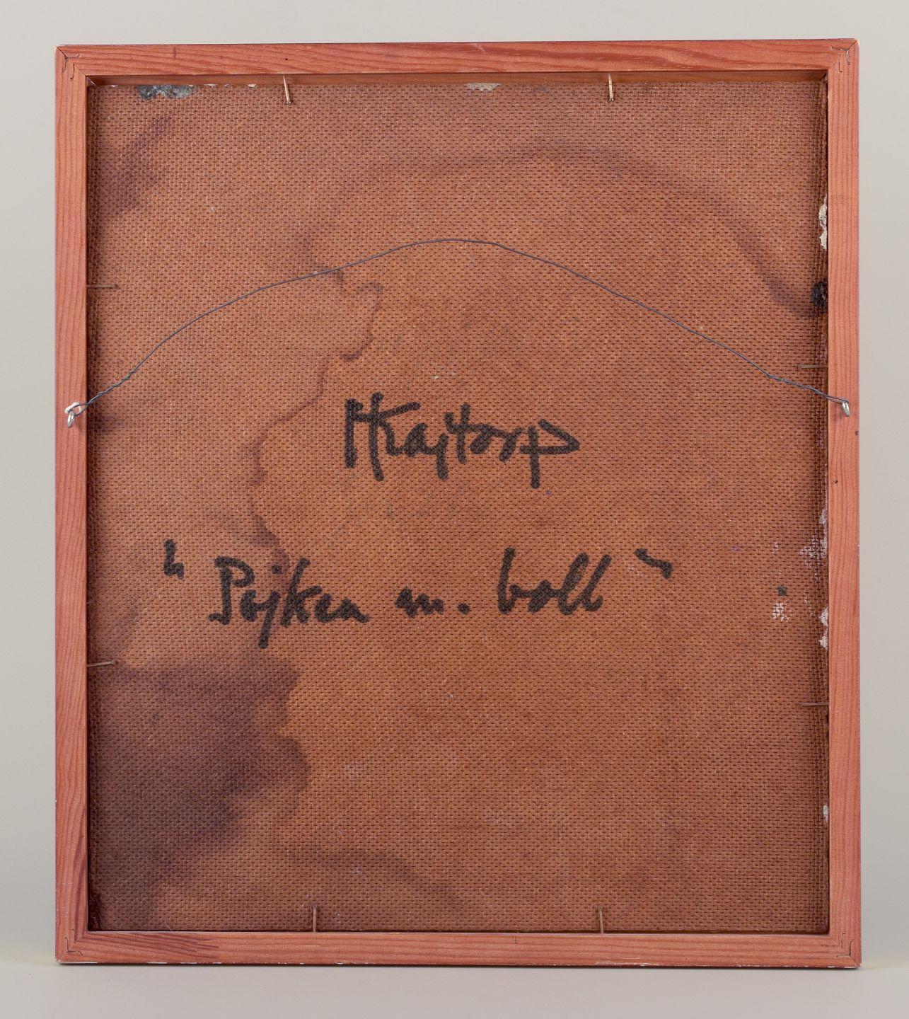 Hans Kajtorp, artiste suédois répertorié. Huile sur planche. Titre : 