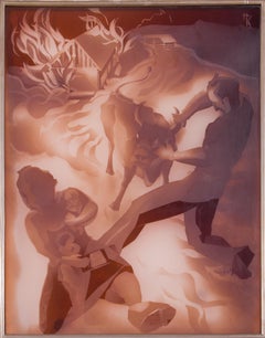 Scene in Front of a Burning House