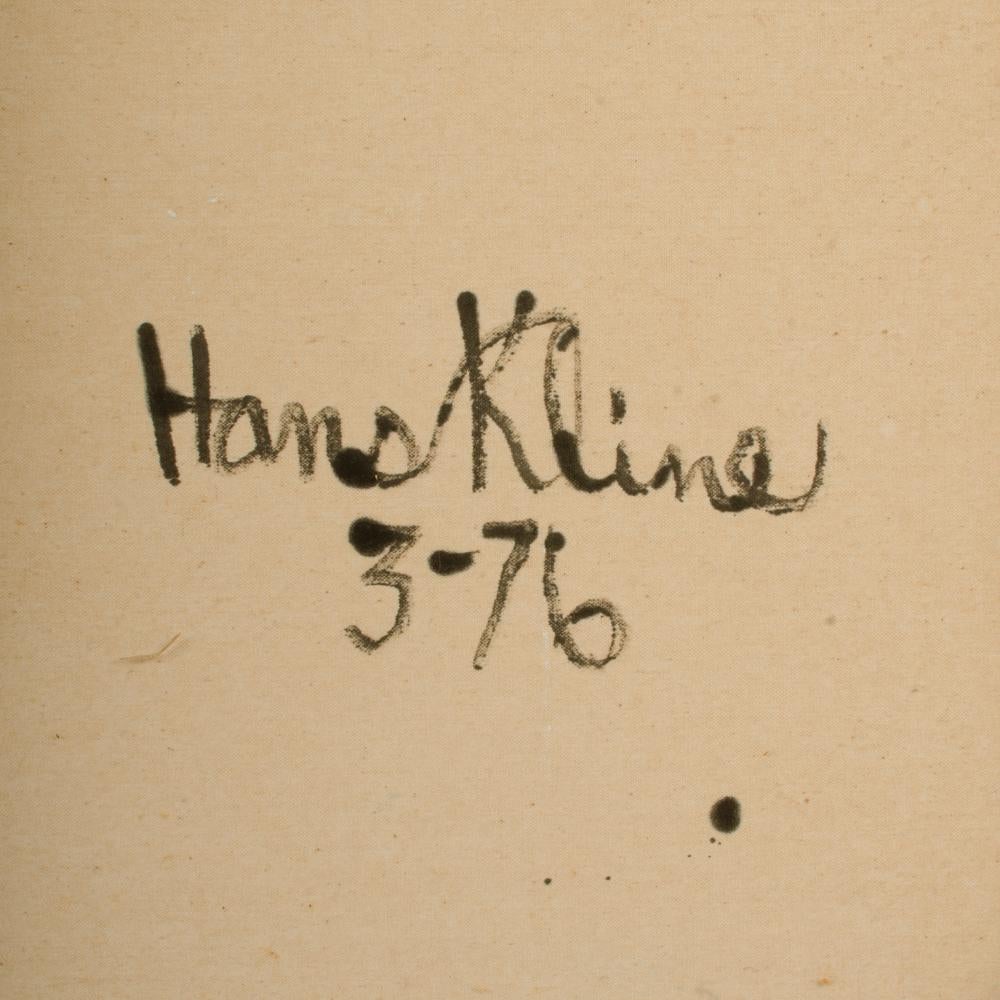Hans Kline (canadiense, n. 1924 - m. 1994) Pintura 