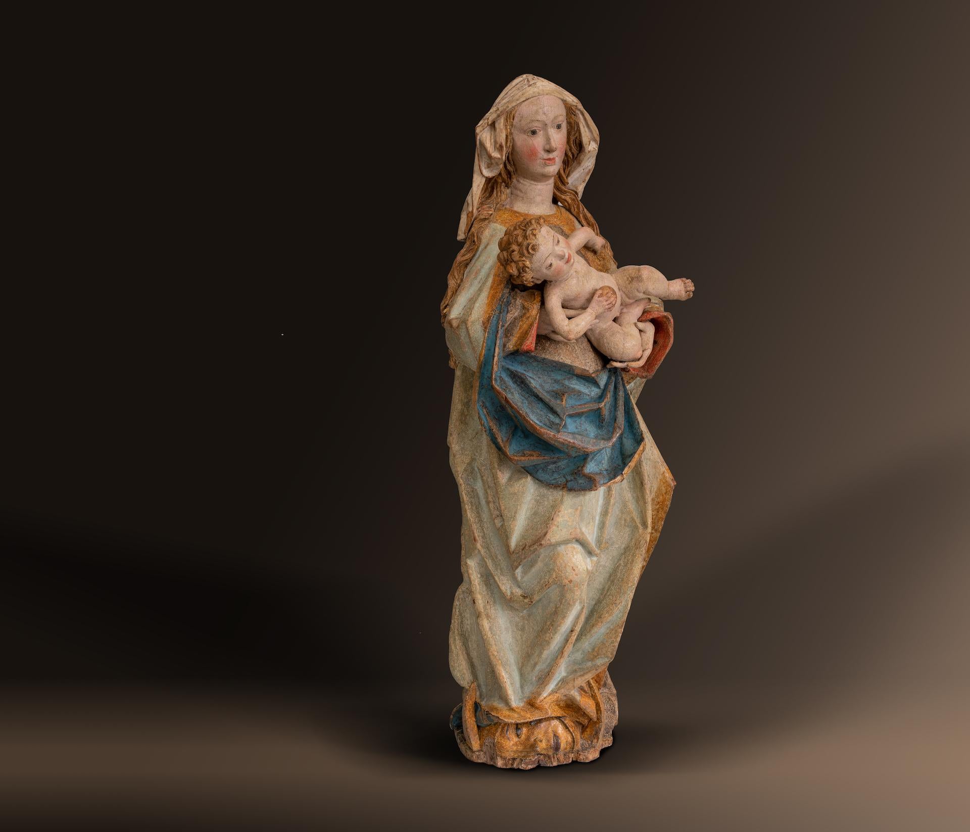 Hans Klocker Figurative Sculpture – Madonna
