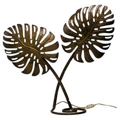 Lampada da tavolo in ottone Hans Kogl 1970
