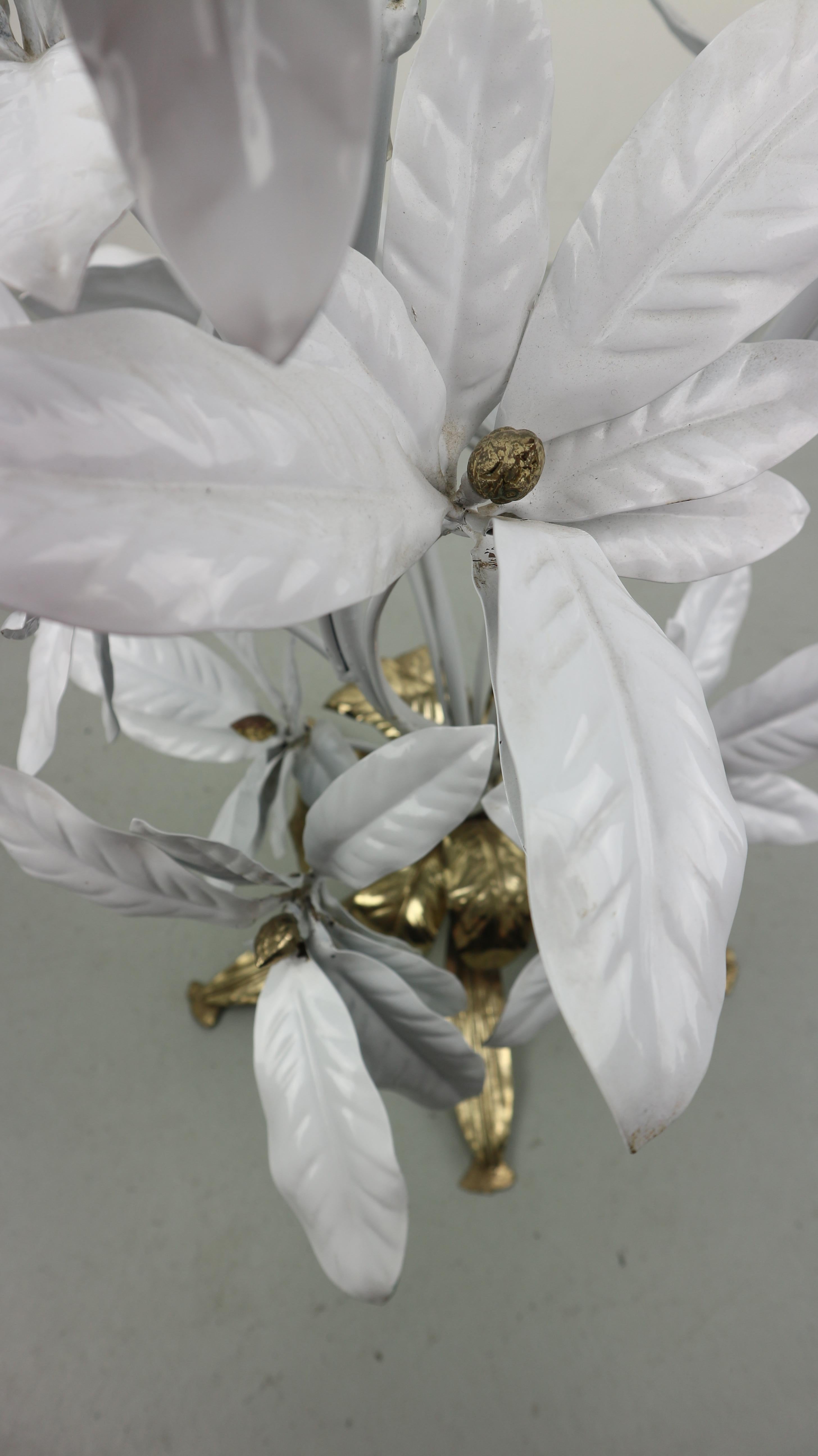 Hans Kögl, Flower Brass Floor Lamp, 1970s 9