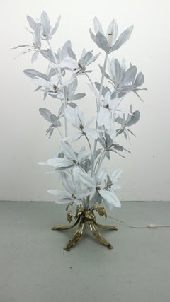 Hans Kögl, Flower Brass Floor Lamp, 1970s