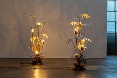Hans Kögl Flower Floor Lamp, Hollywood Regency, 1970s
