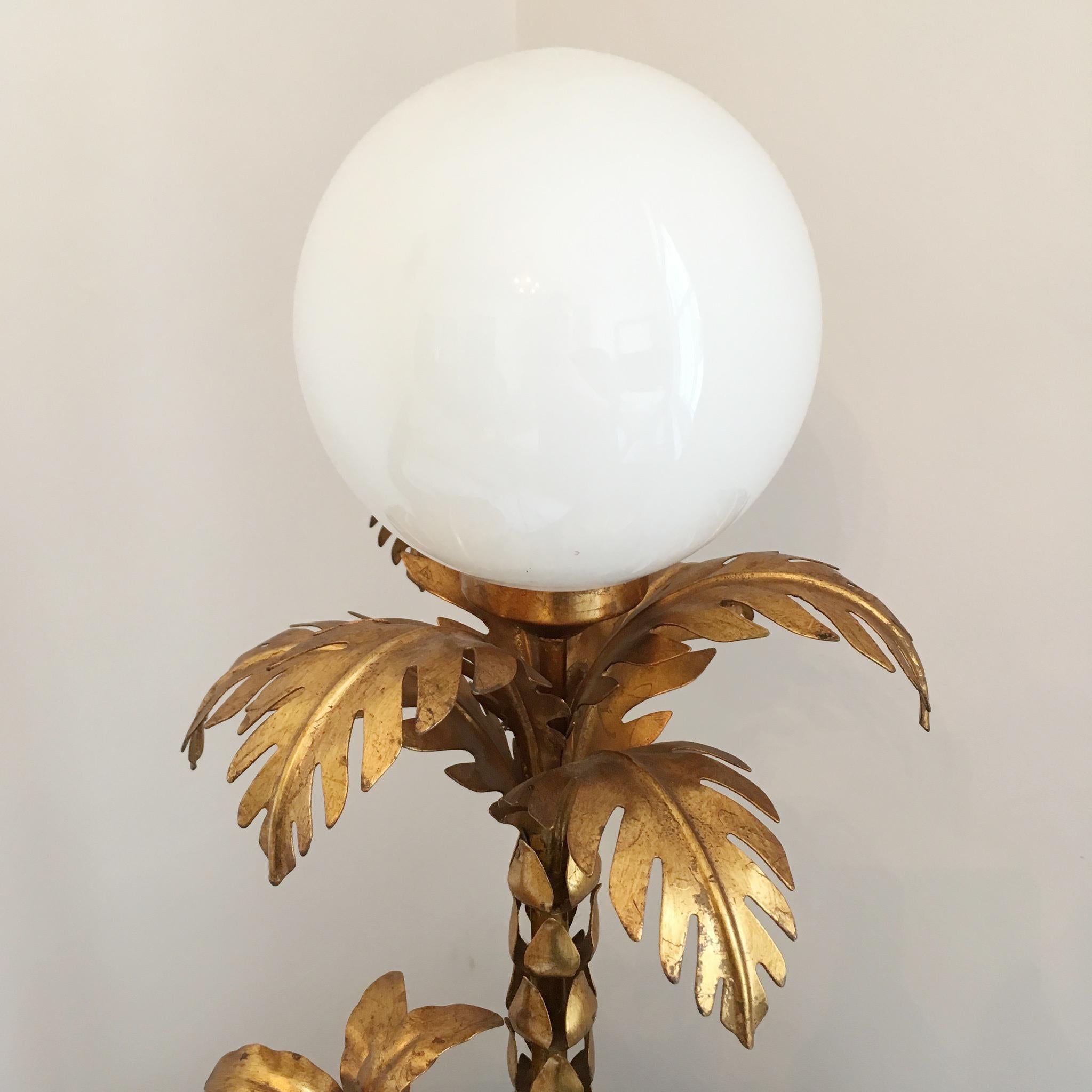 Hans Kogl Gilt Palm Tree Lamp In Good Condition In Hastings, GB