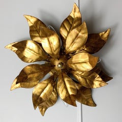 Hans Kogl Leaf Flush Ceiling Light, circa 1970s