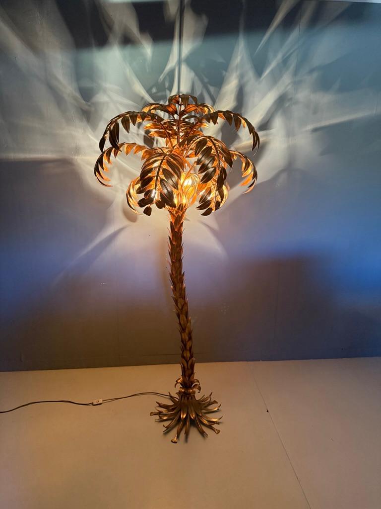 Hans Kögl Palm Tree Floor lamp 1970's Germany In Good Condition In The Hague, NL
