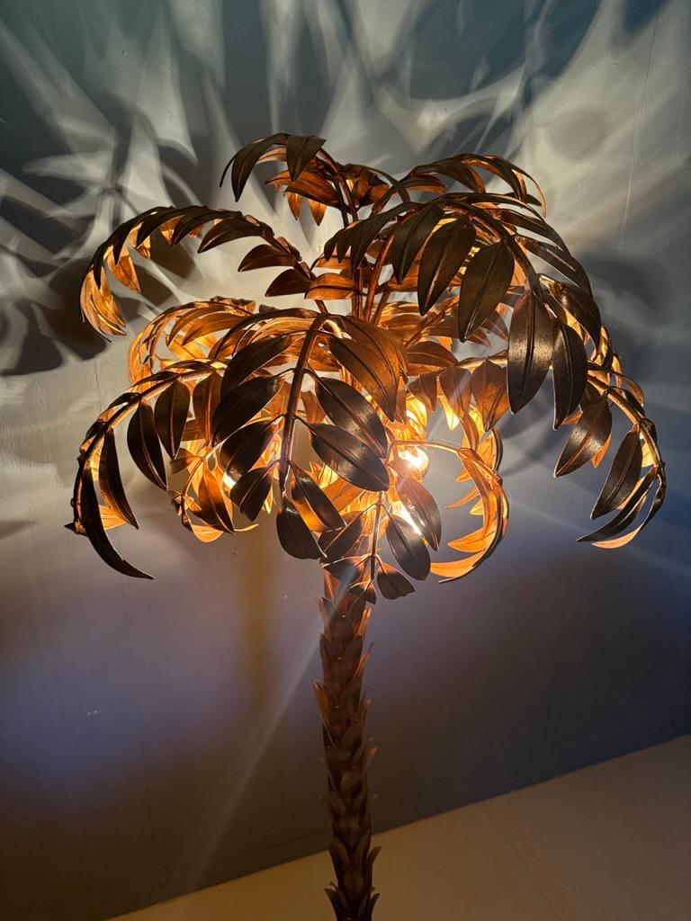 Metal Hans Kögl Palm Tree Floor lamp 1970's Germany