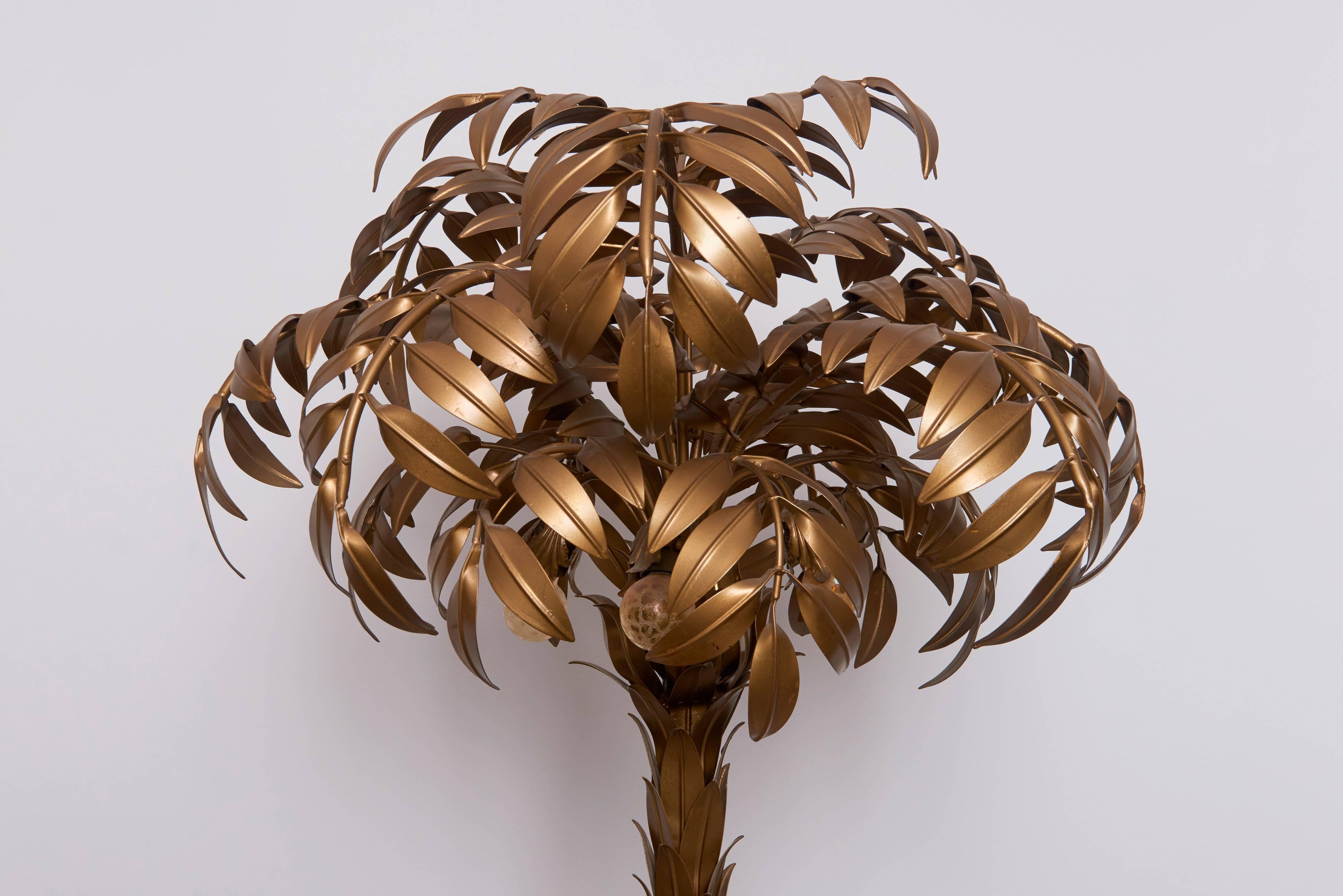 Hans Kögl Palm Tree Floor Lamp (Hollywood Regency)