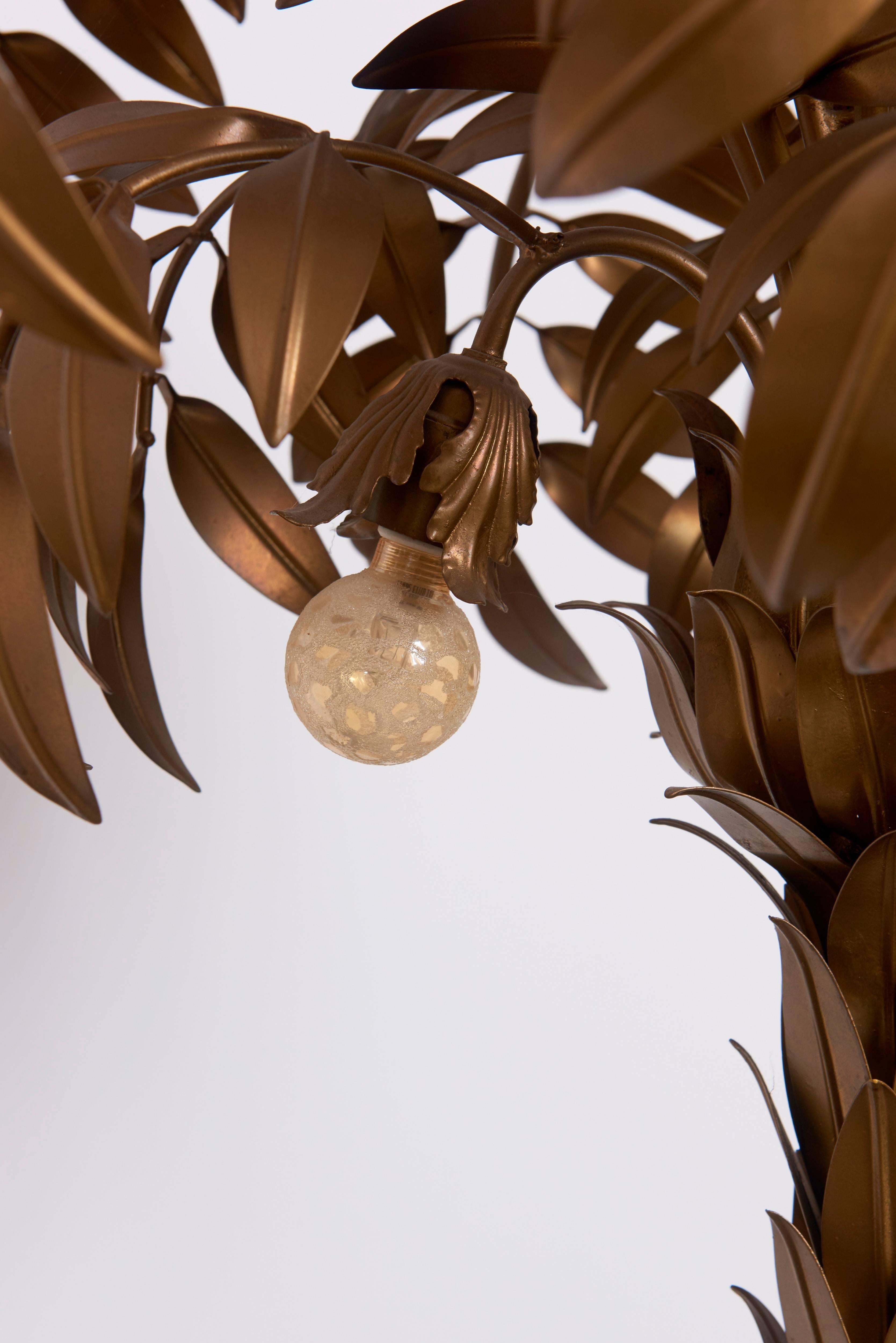 Hans Kögl Palm Tree Floor Lamp In Excellent Condition In Berlin, BE