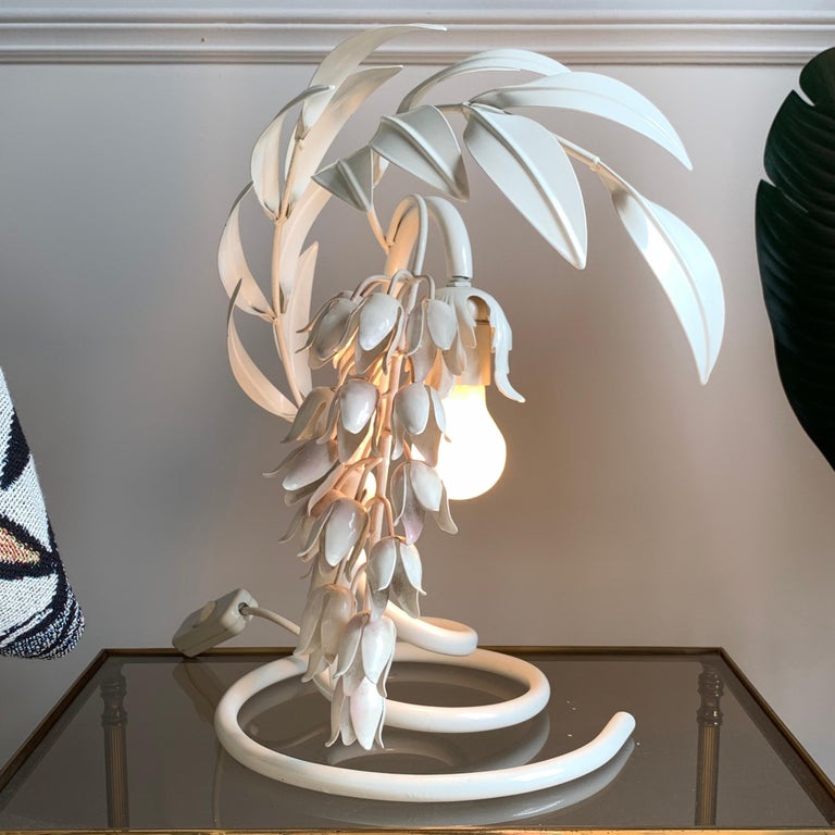 Hans Kogl Pioggia D’oro White Table Lamp, 1970's For Sale at 1stDibs