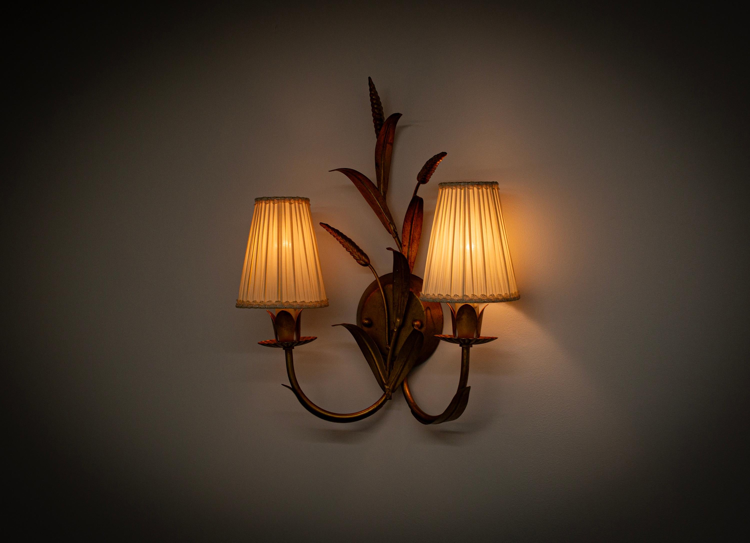 Hans Kögl Regency Gilt Metal Wall Light, Maison Jansen en venta 4