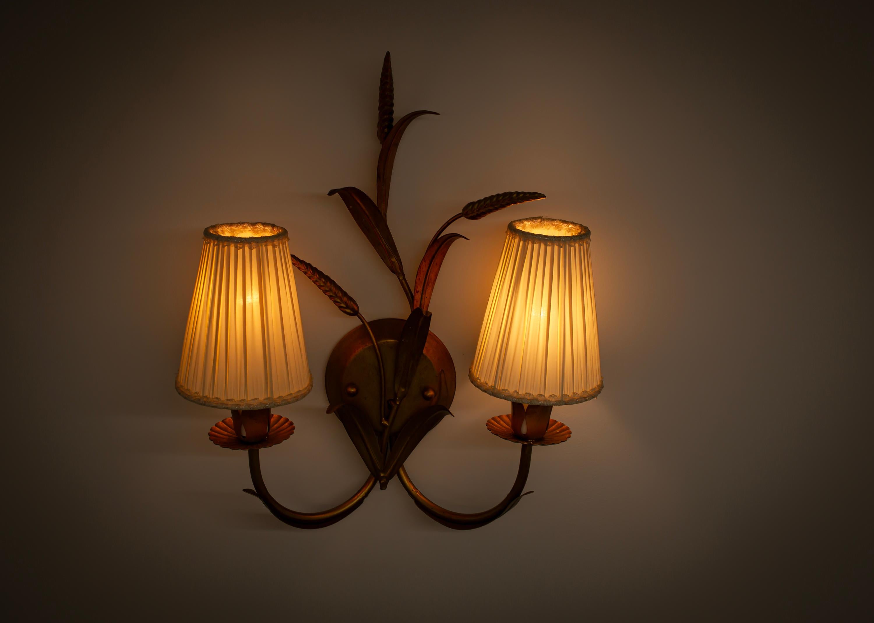 Hans Kögl Regency Gilt Metal Wall Light, Maison Jansen en venta 1