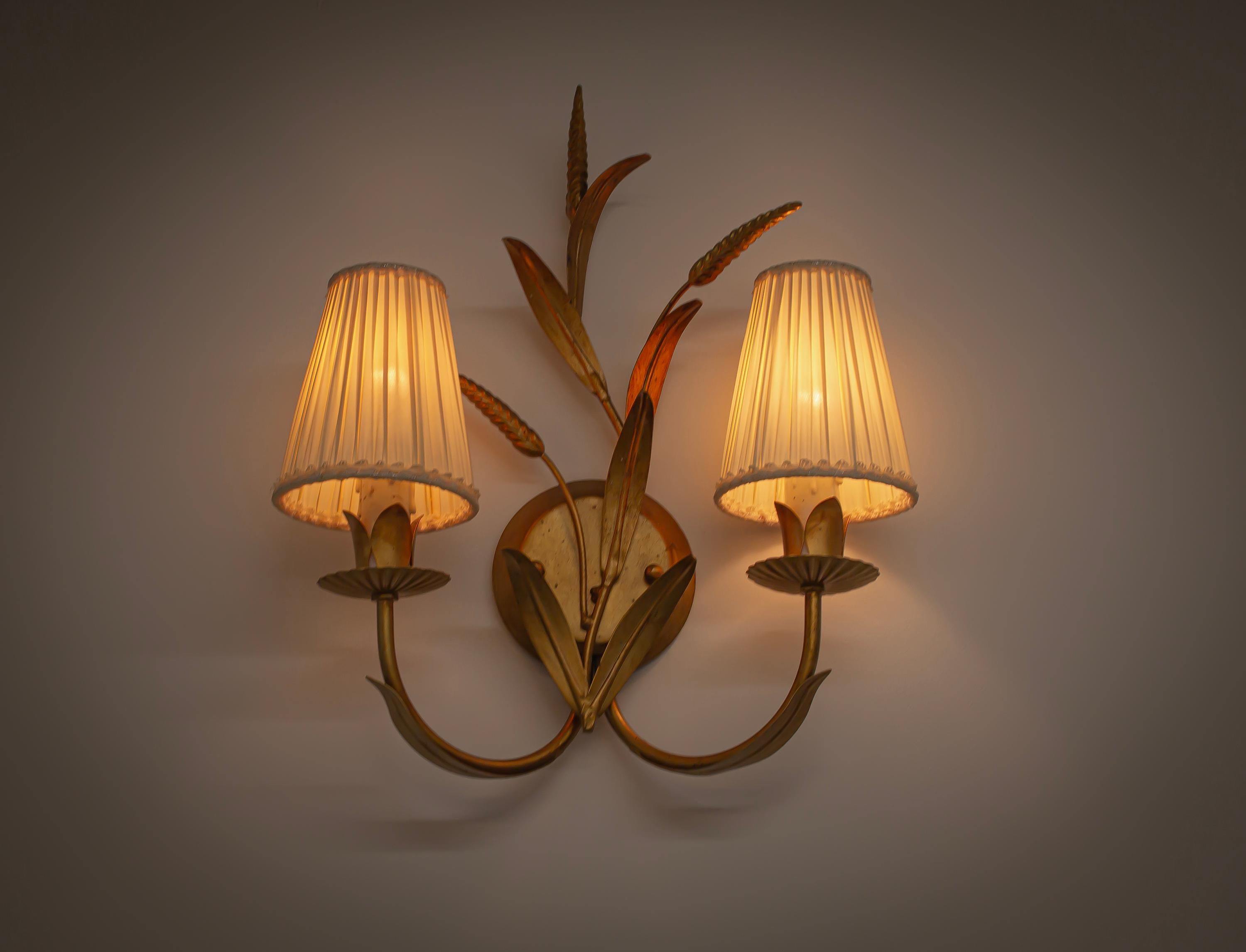 Hans Kögl Regency Gilt Metal Wall Light, Maison Jansen en venta 2
