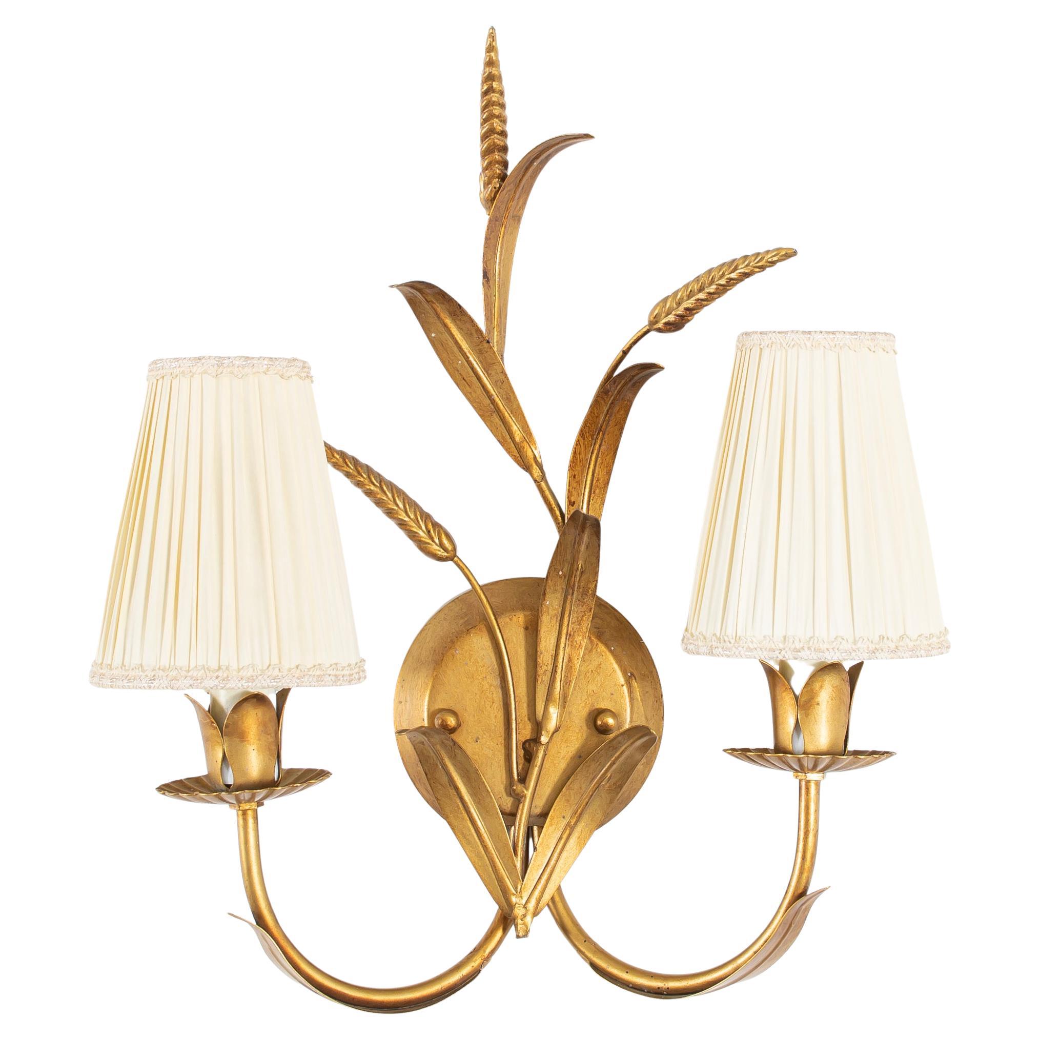 Hans Kögl Regency Gilt Metal Wall Light, Maison Jansen