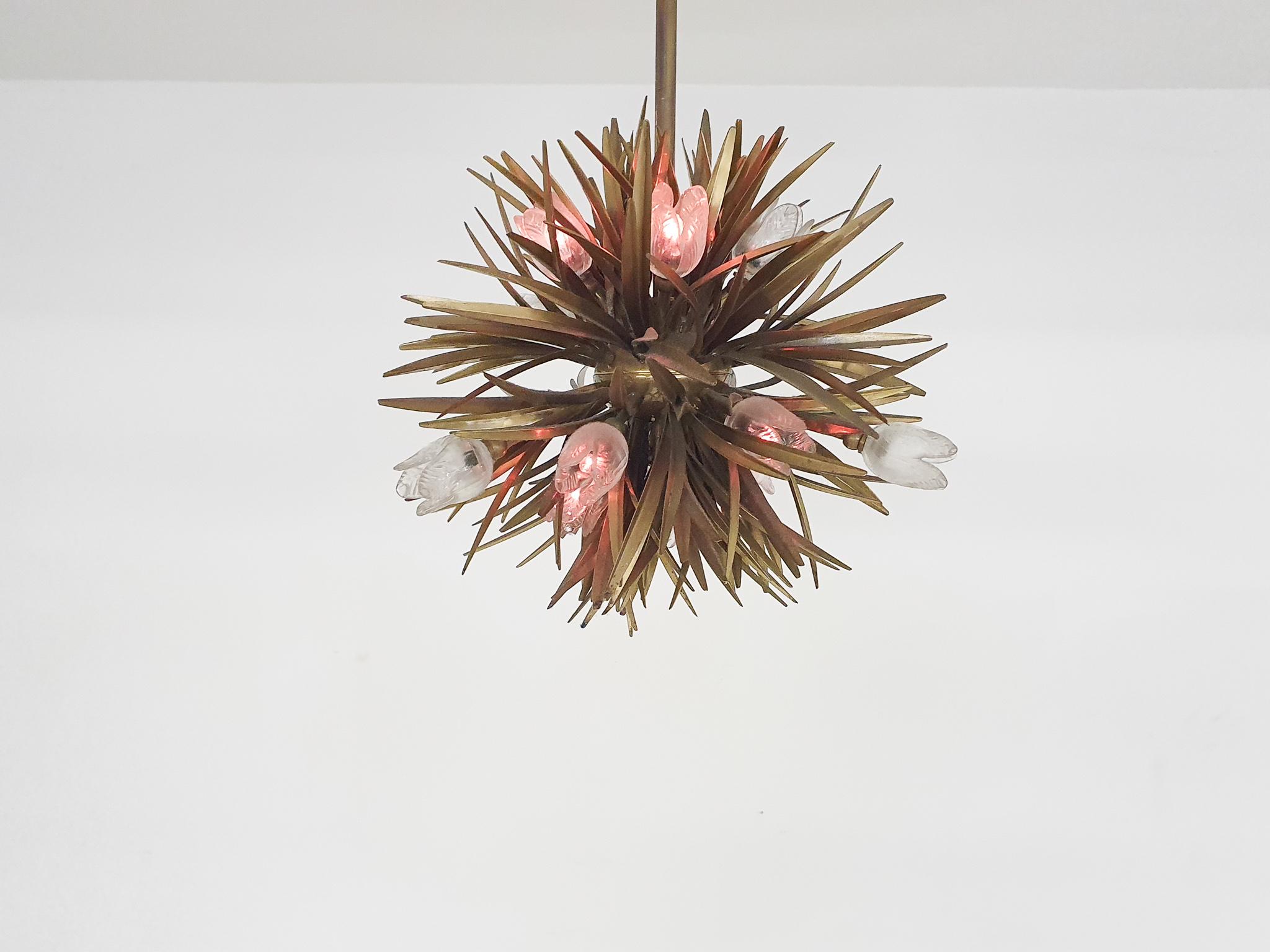 Hans Kogl Style Chandelier or Ceiling Light, 1960s In Good Condition For Sale In Amsterdam, NL