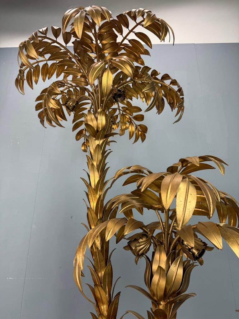 Hans Kögl lampadaire à deux troncs Palmier 1970's Allemagne Bon état - En vente à The Hague, NL