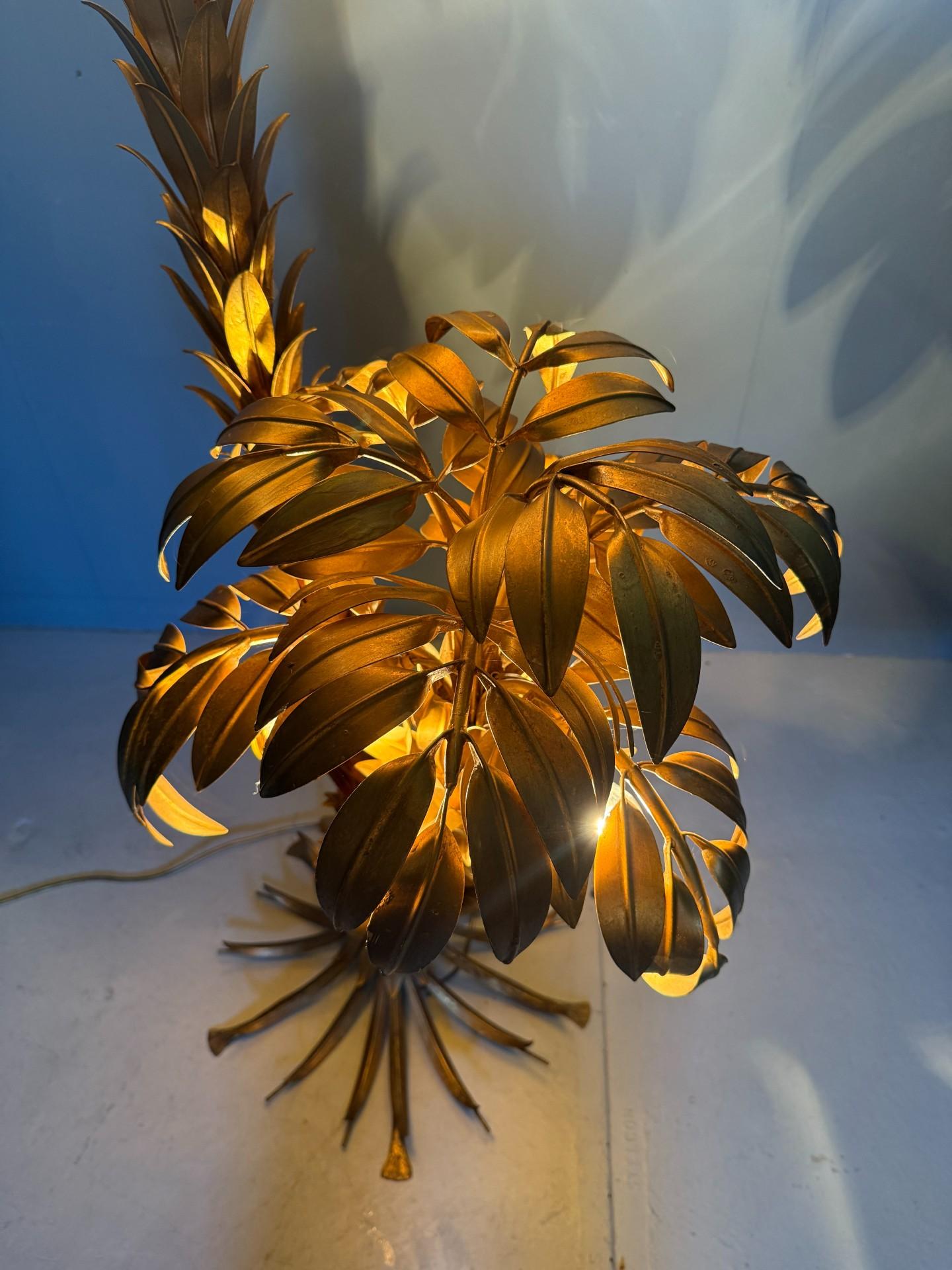 Hans Kögl lampadaire à deux troncs Palmier 1970's Allemagne en vente 1