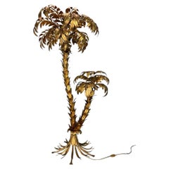 Hans Kögl two trunk Palm Tree Floor lamp 1970's Germany