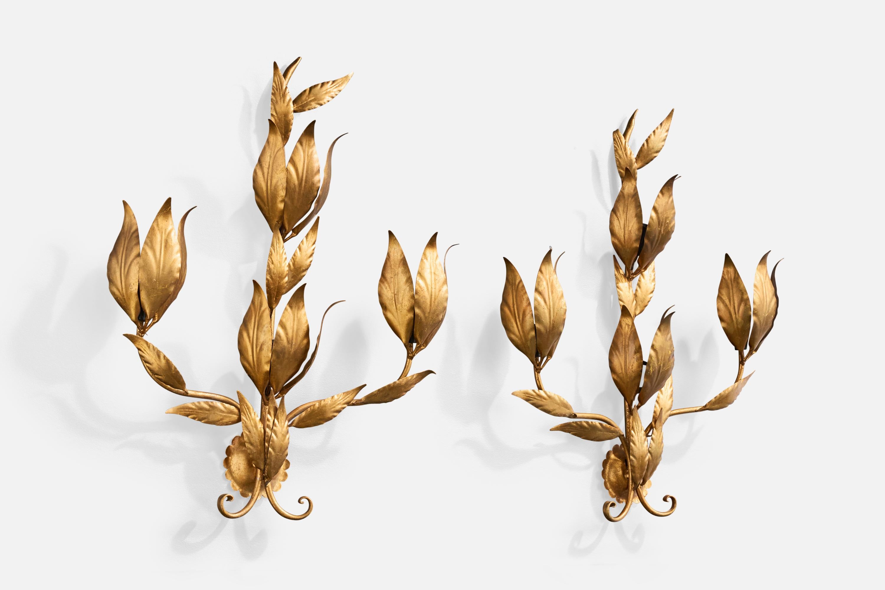 Hans Kögl, Apliques, Metal, Alemania, Década de 1970 Moderno de mediados de siglo en venta