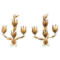 Hans Kögl, Luci da parete, Metallo, Germania, anni 
70