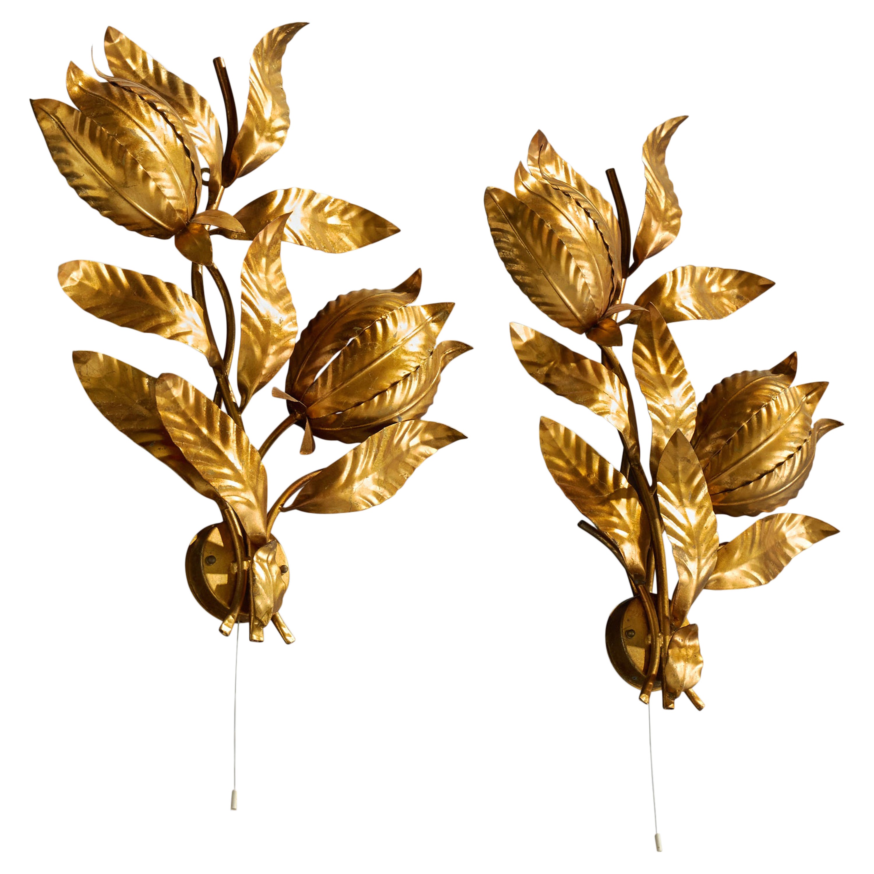 Hans Kögl, Wall Lights, Metal, Germany, 1970s en venta